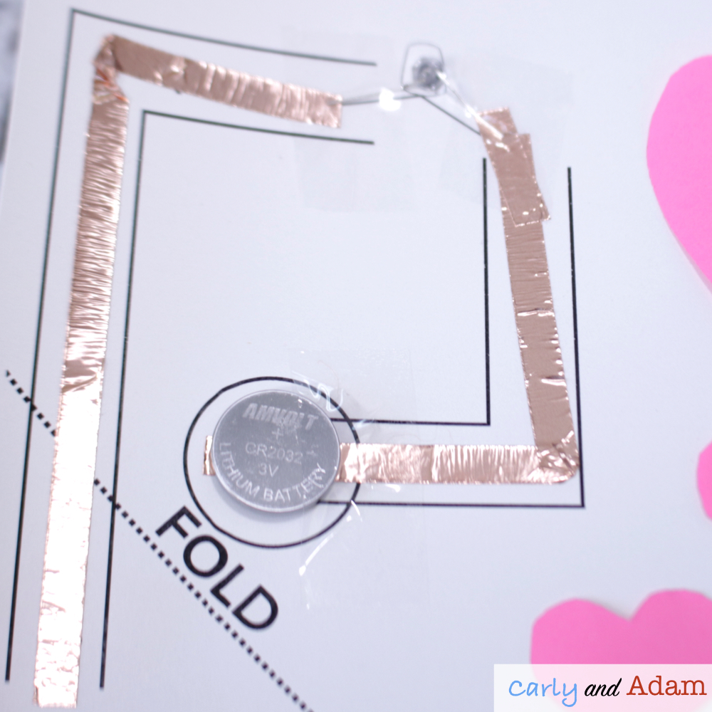Make a Valentine's Day Paper Circuit Card — Carly and Adam