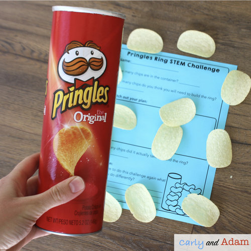 Tot stand brengen Bewust worden zag Pringles Ring STEM Challenge (Includes FREE Recording Sheet) — Carly and  Adam