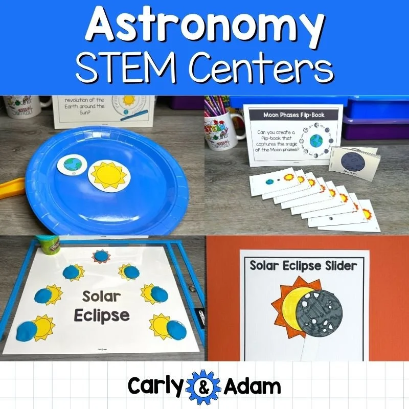 No Prep Solar Eclipse Activities for Kids (Creativity Challenges