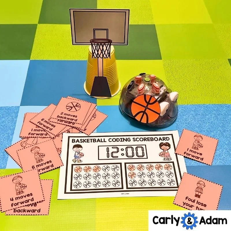 Basketball Coding March Madness Basketball Coding Activity for Kids — Carly and Adam
