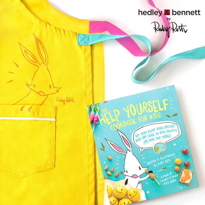Cookbook + Hedley and Bennett by Ruby Roth Apron Gift Pack 