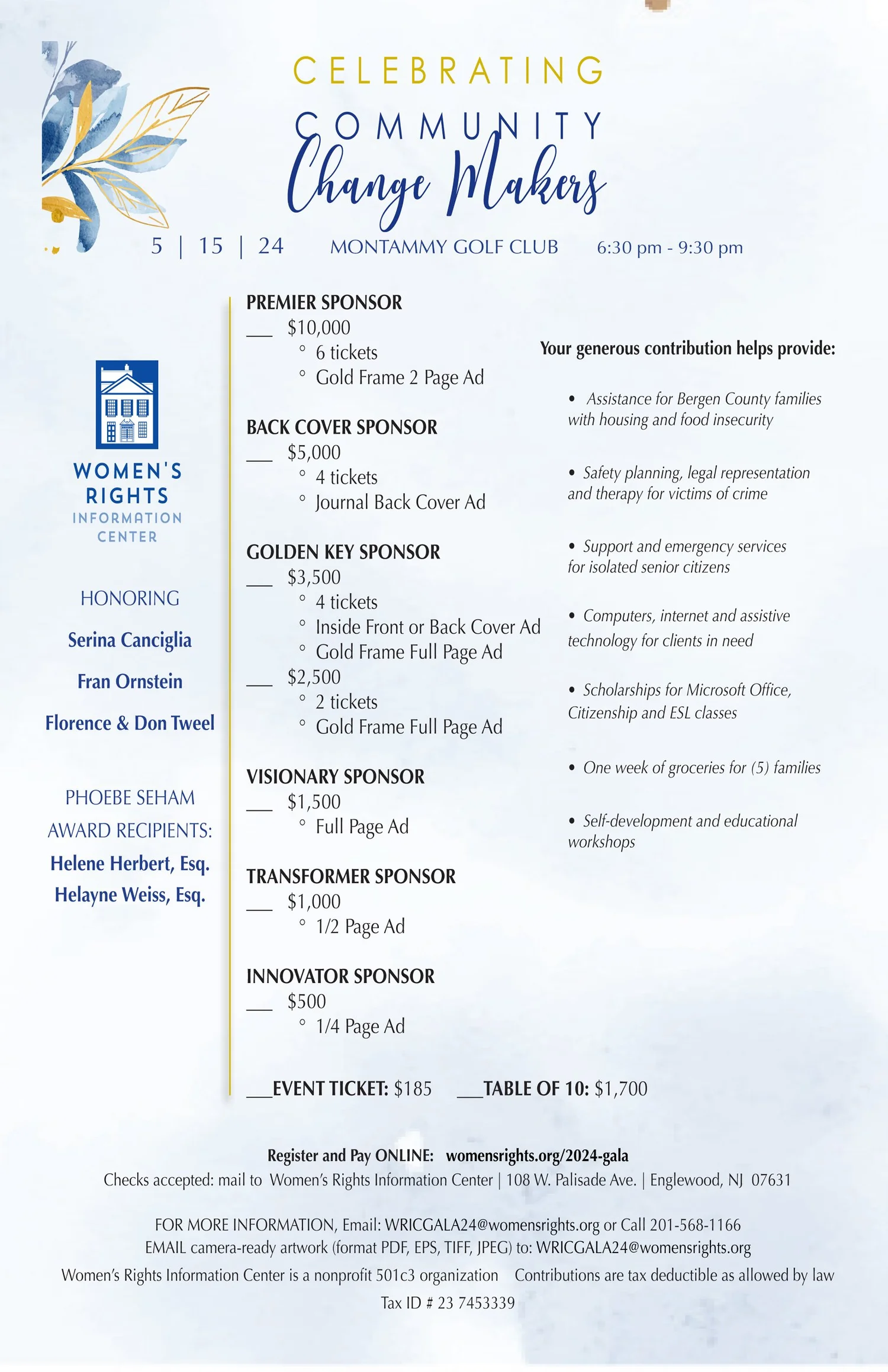 2024 Gala — Women's Rights Information Center