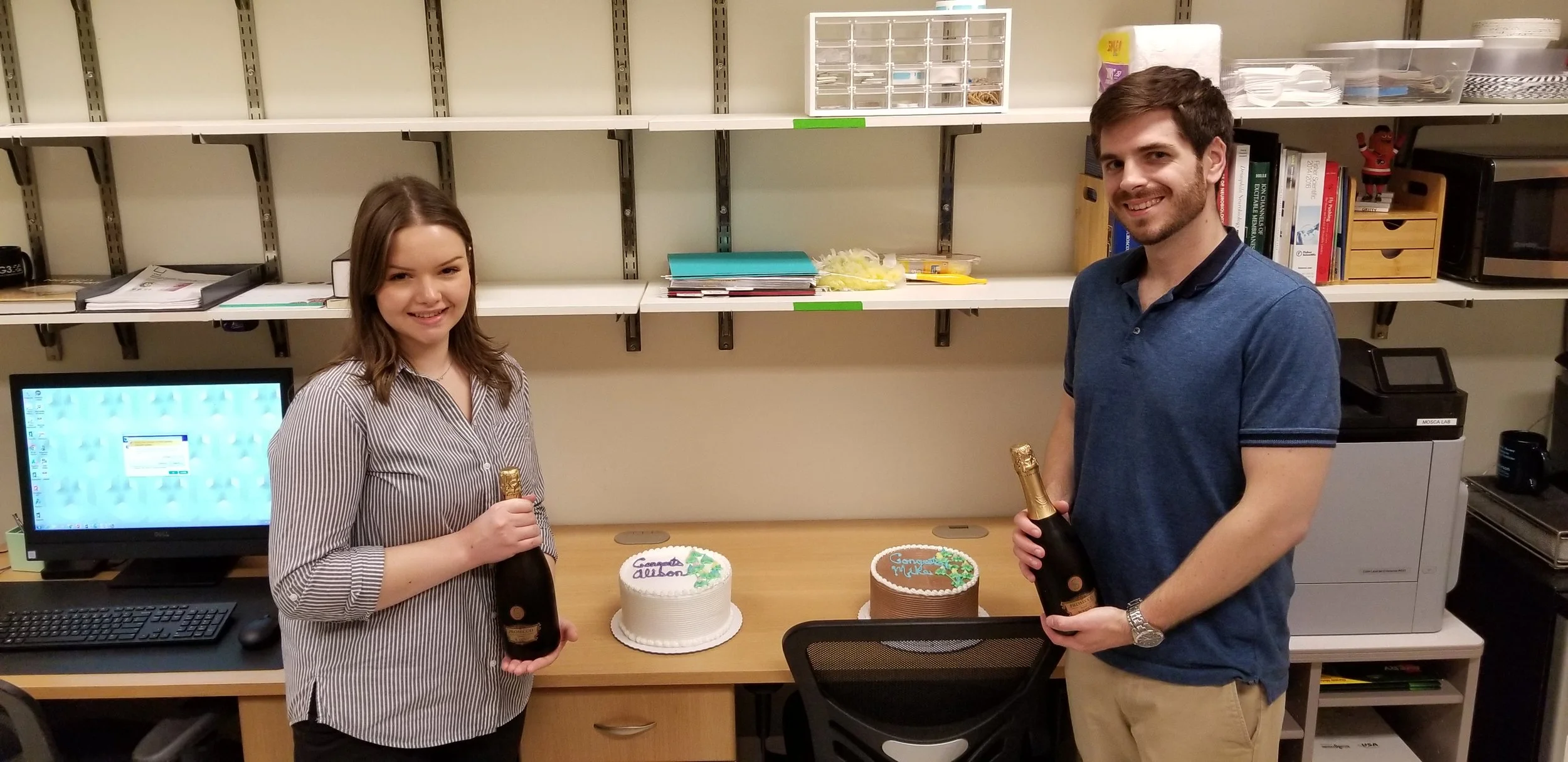 Congrats to Alison and Mike for becoming doctoral candidates!