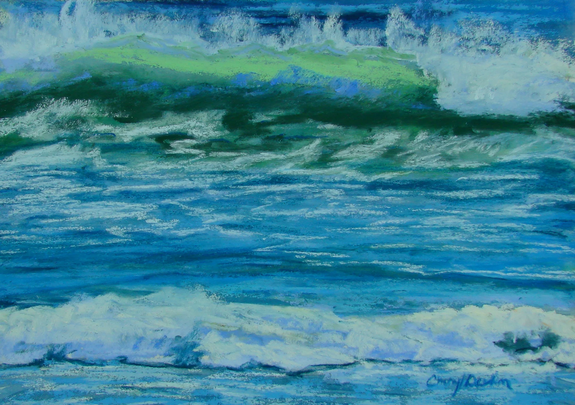 Looking Through the Wave 5x7.JPG