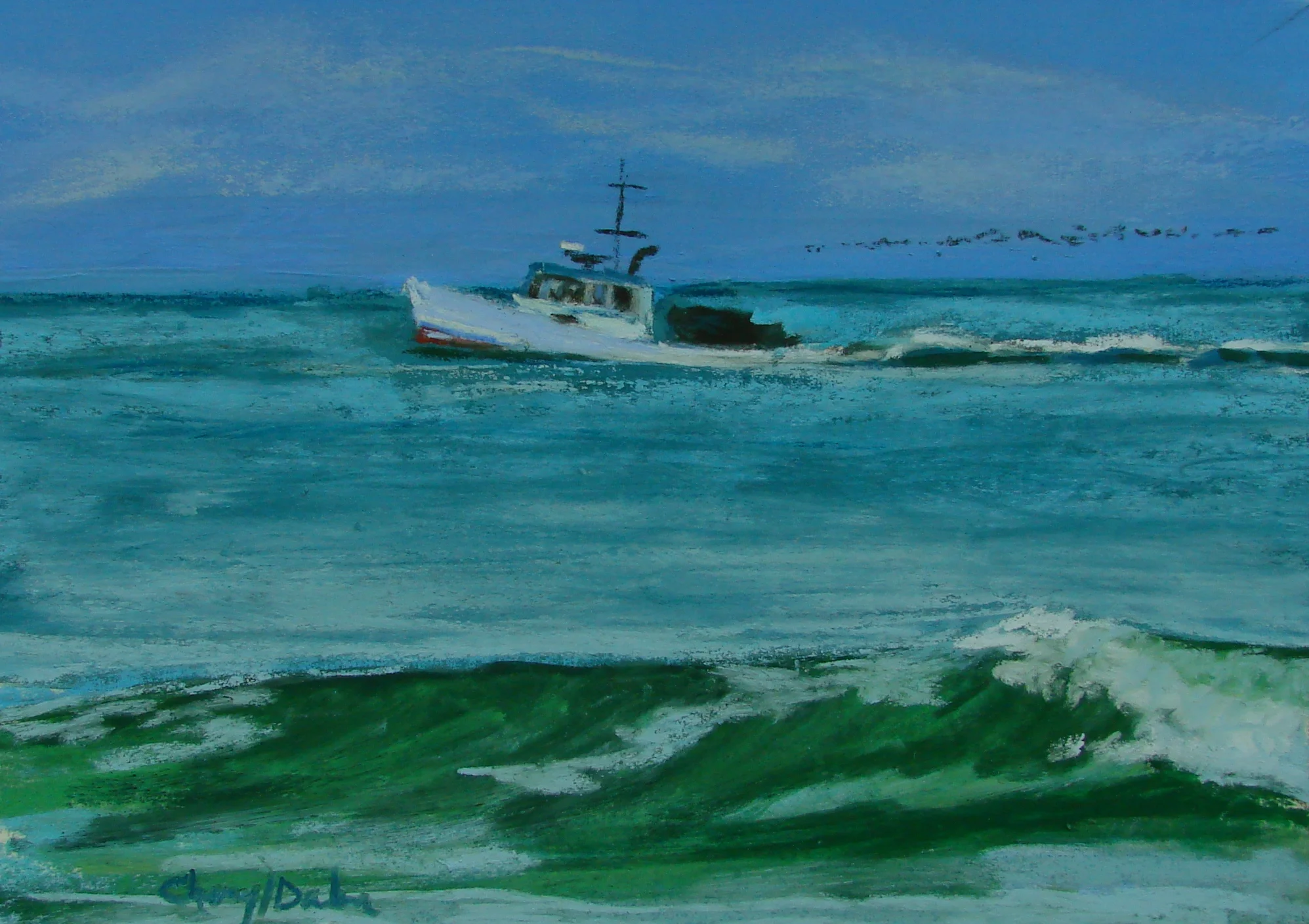 Days End Catch 5x7.JPG