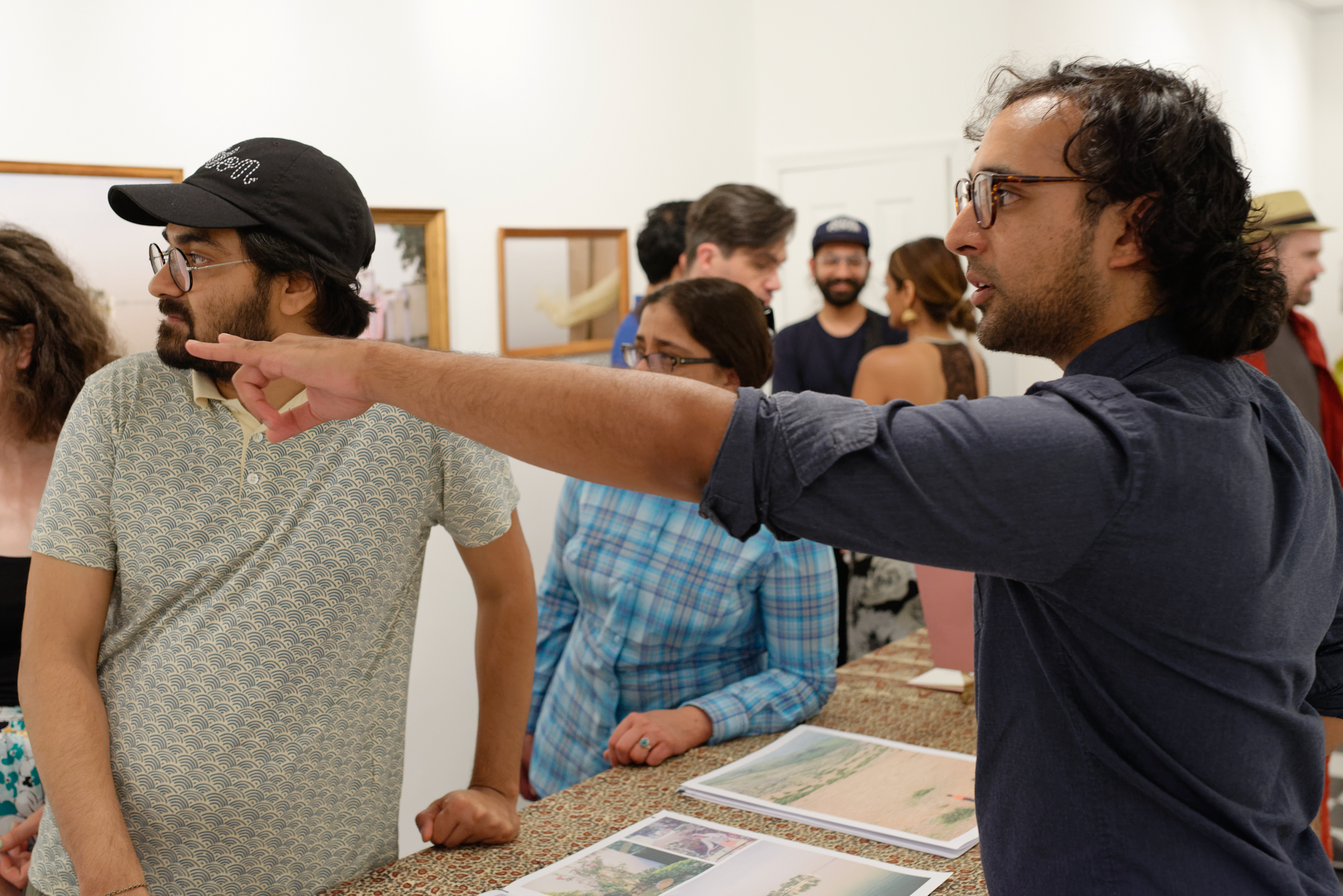 Saleem at the opening