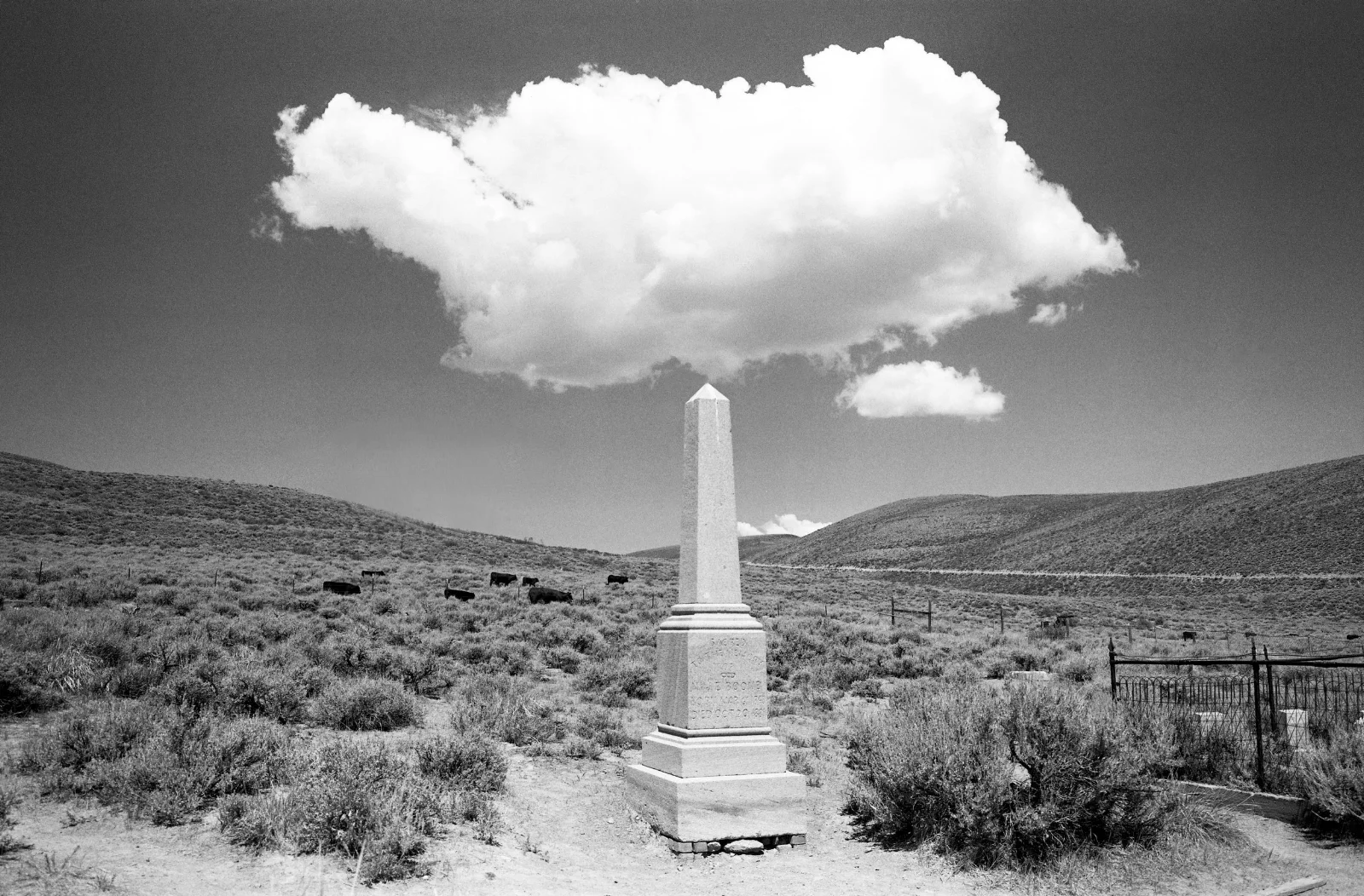 "Cemetery, Virginia City, Nevada", 1990