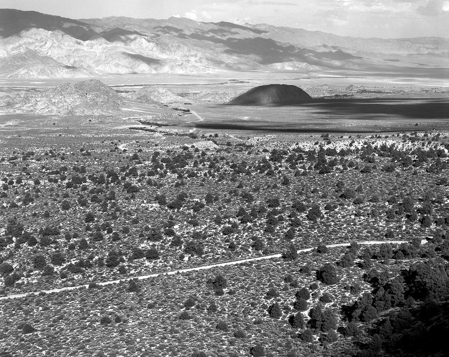 "Looking East from MT. Whitney, California", 1990