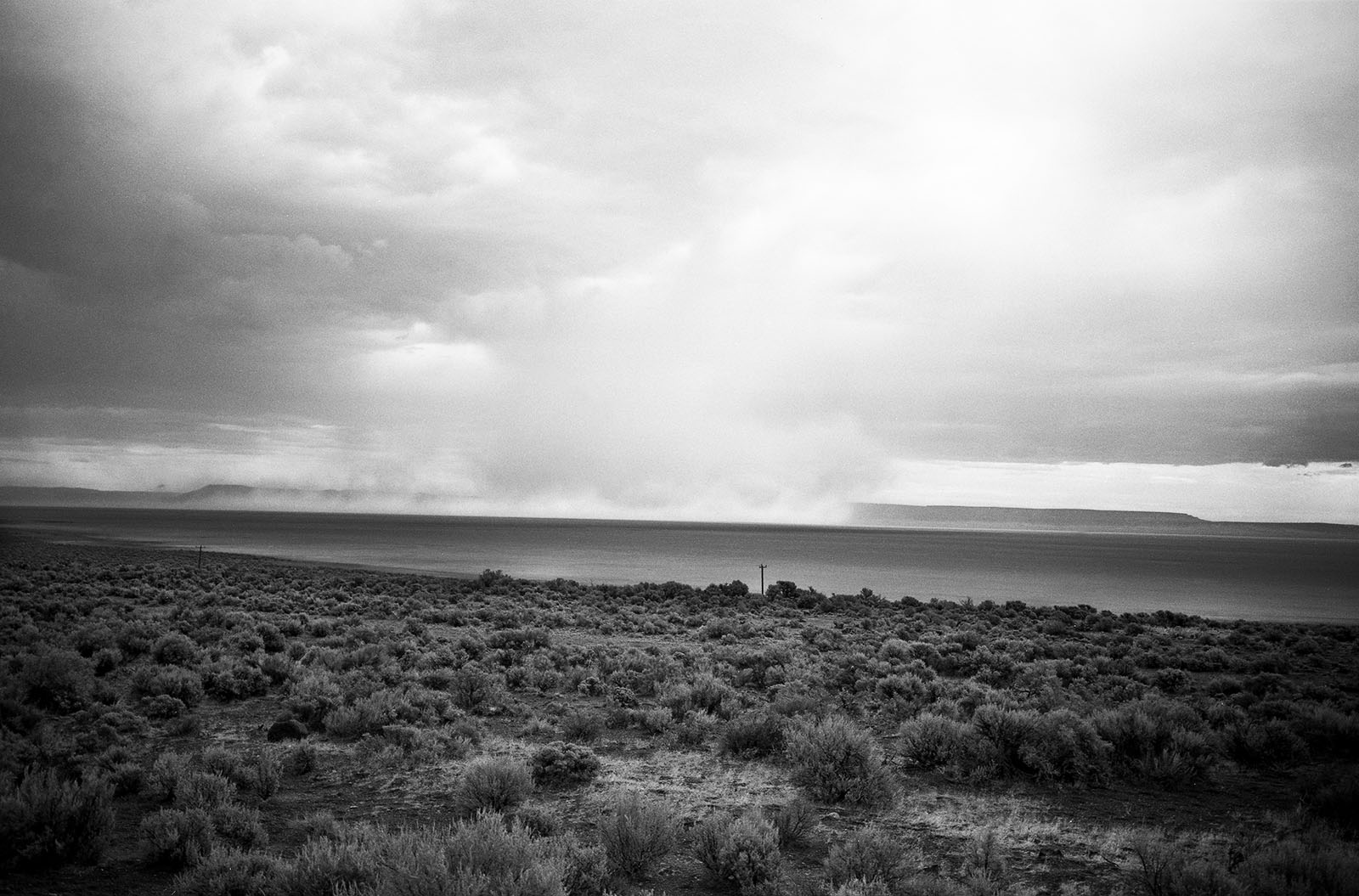 "Dust Storm, Alvord Desert, Eastern Oregon", 1988