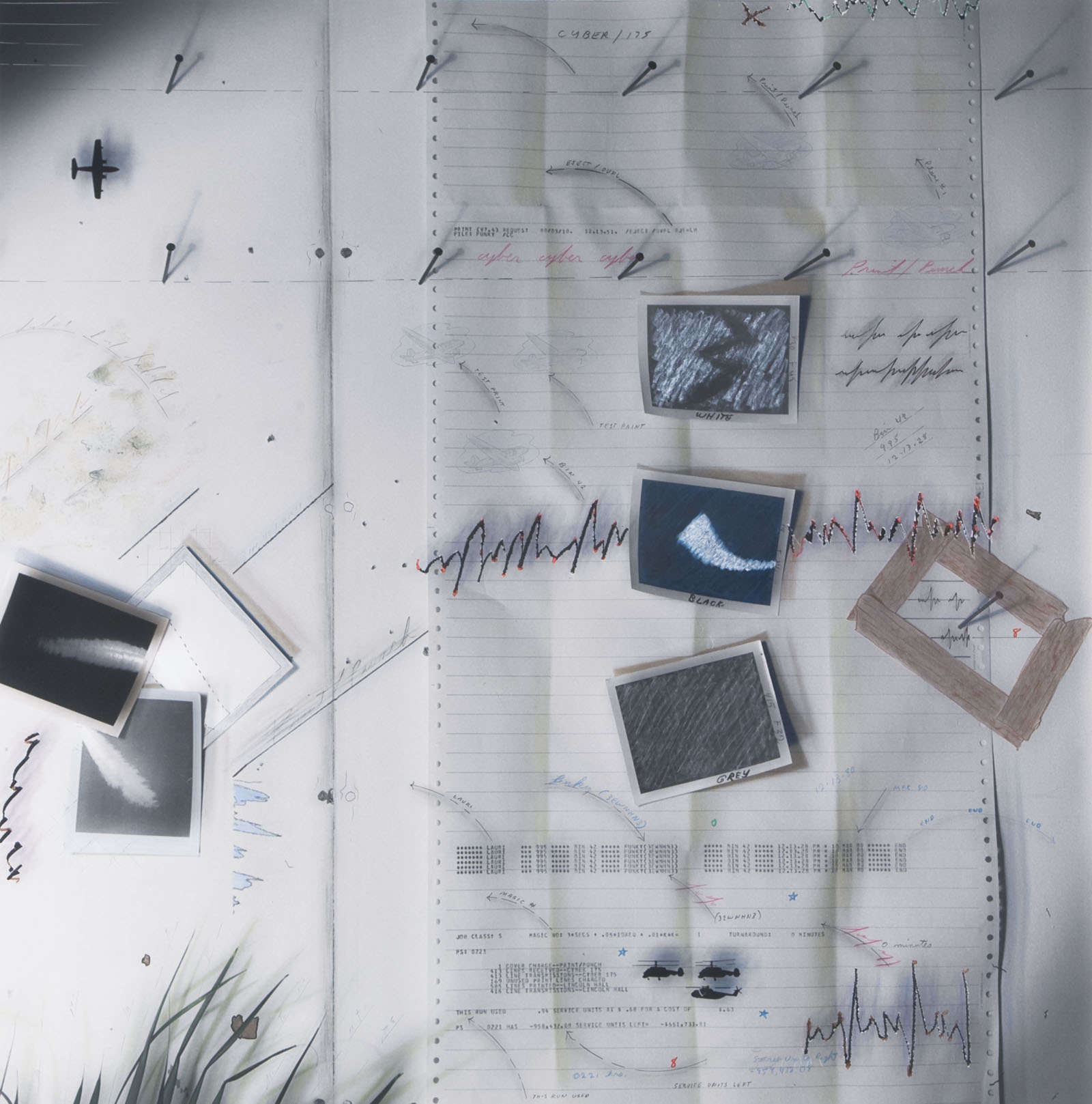 "Flow Chart #2", 1980, 18"x18"