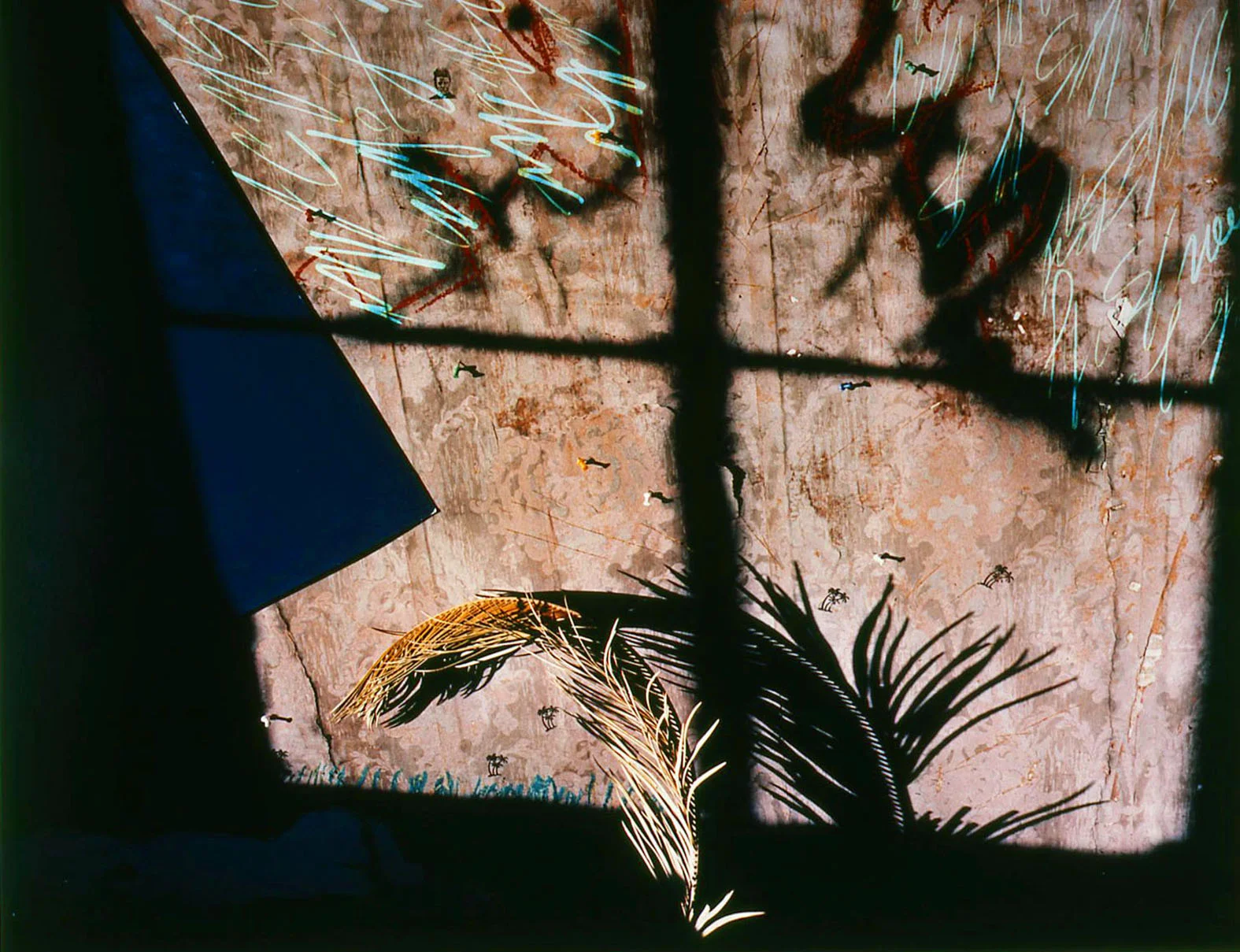 "Studio C Series"/ 2 Faces Talking in Window", 1985, 20x24"