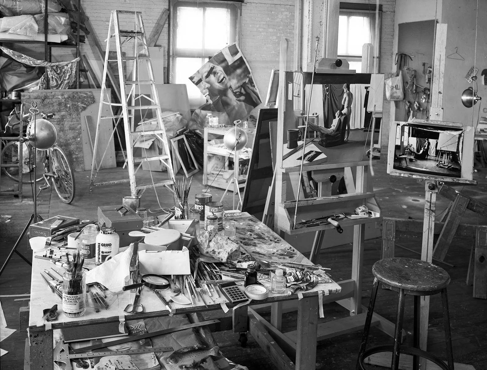 "Brooklyn Studio", 1983, 8x10 neg.