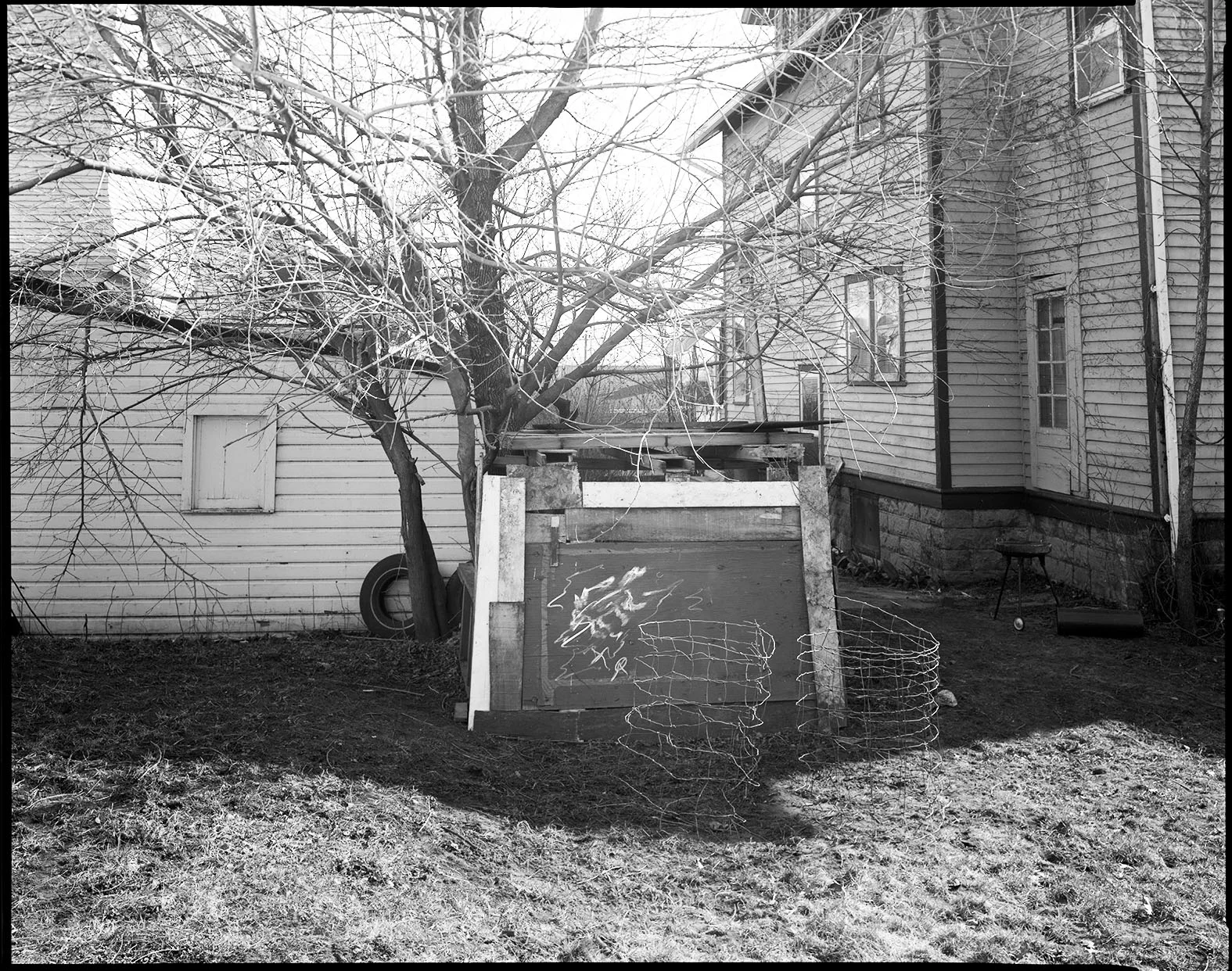 "Cedar Falls, Iowa", 1985, 8x10 Contact Print