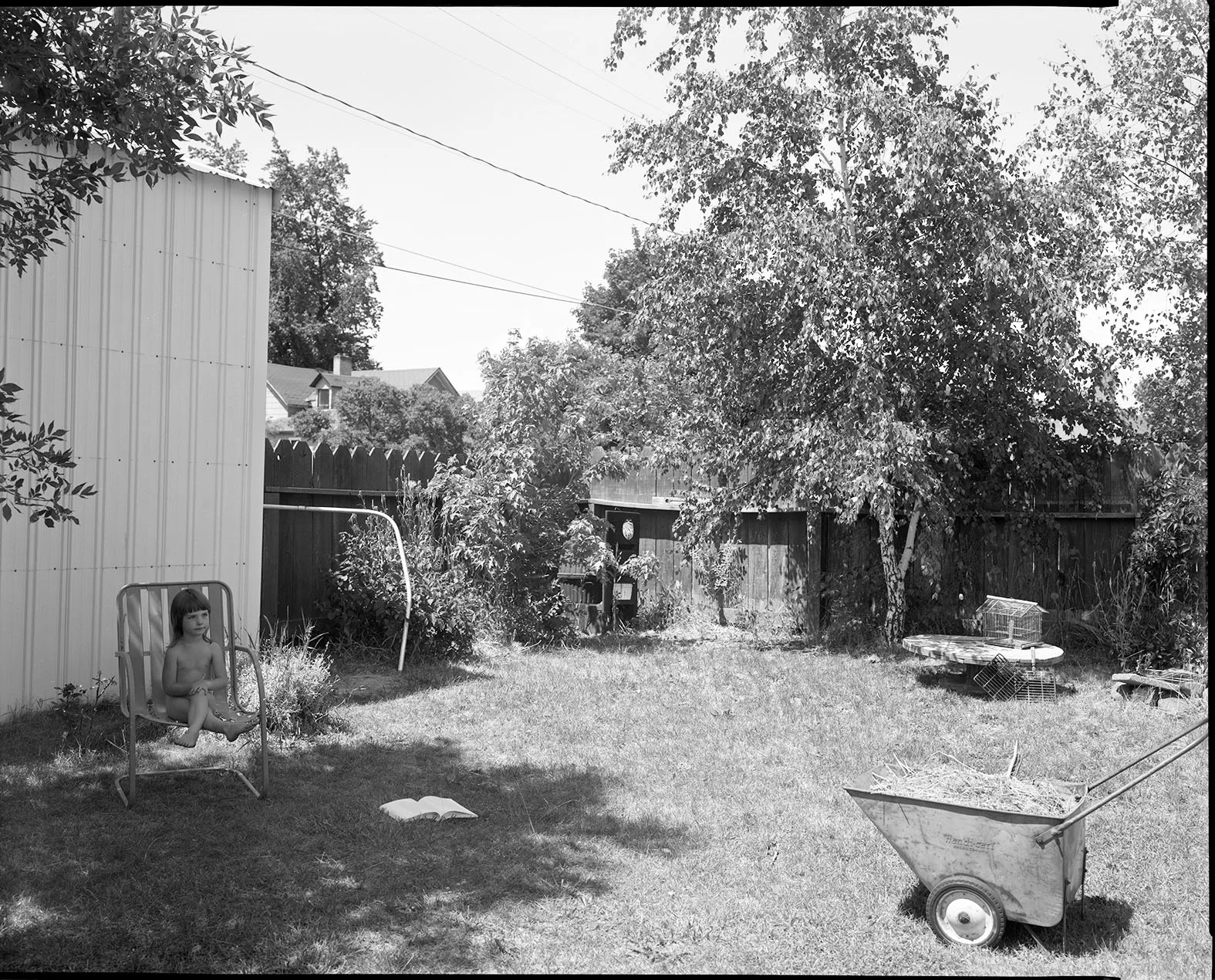 "Lulu, Ellensburg, Washington", 1986, 8x10 Contact Print