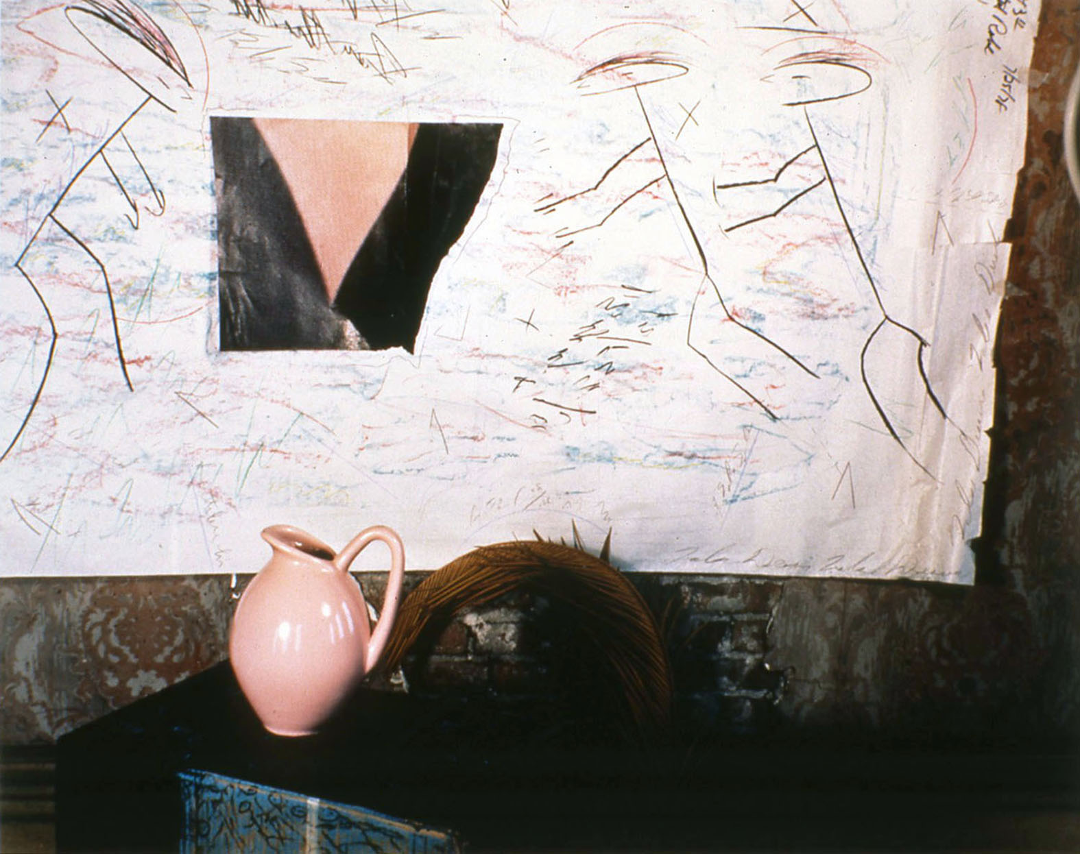 "Studio C Series/ Neckline wiht Pink Vessel", 1985, 20x24"