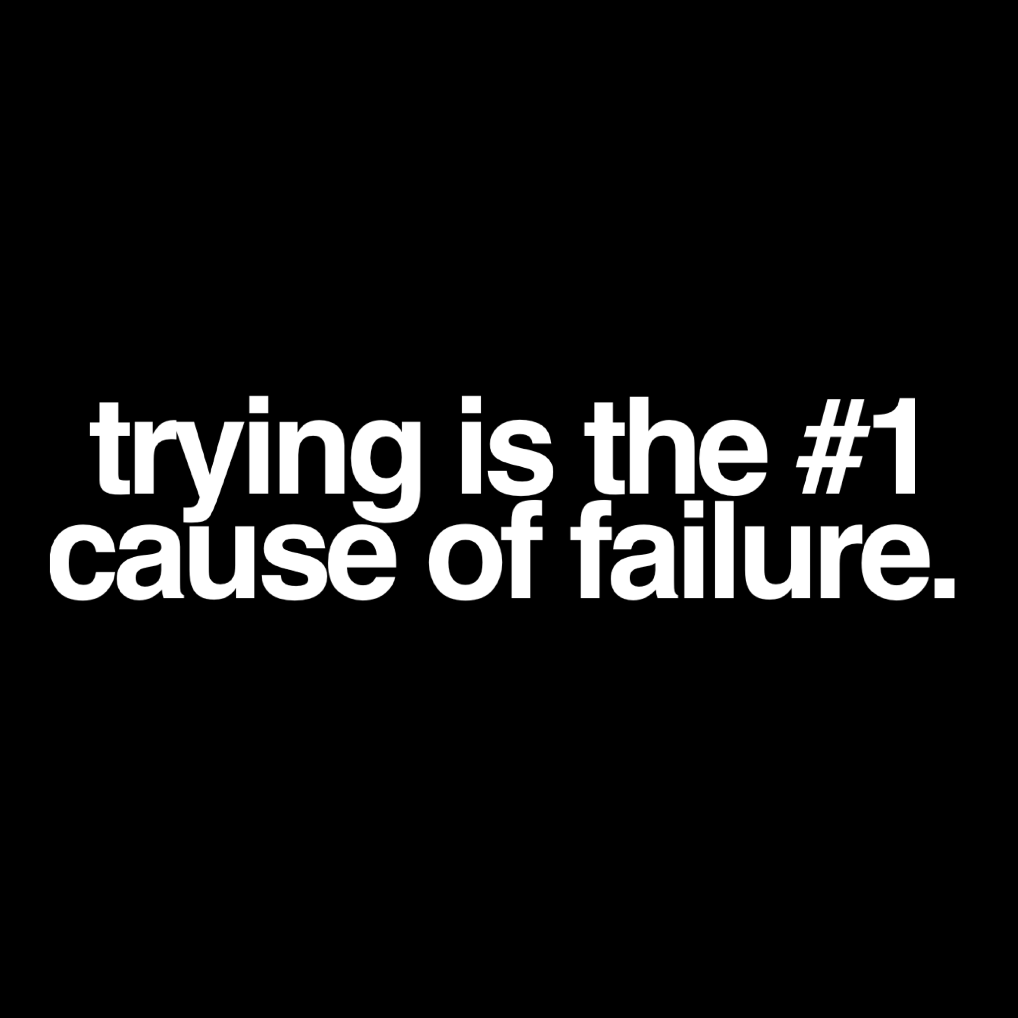 It's Okay... To Refuse to Try 