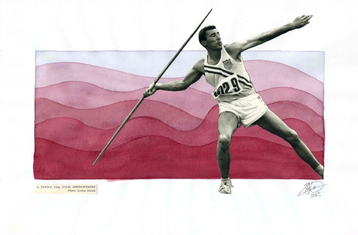 1952 Olympics - Spear Thrower