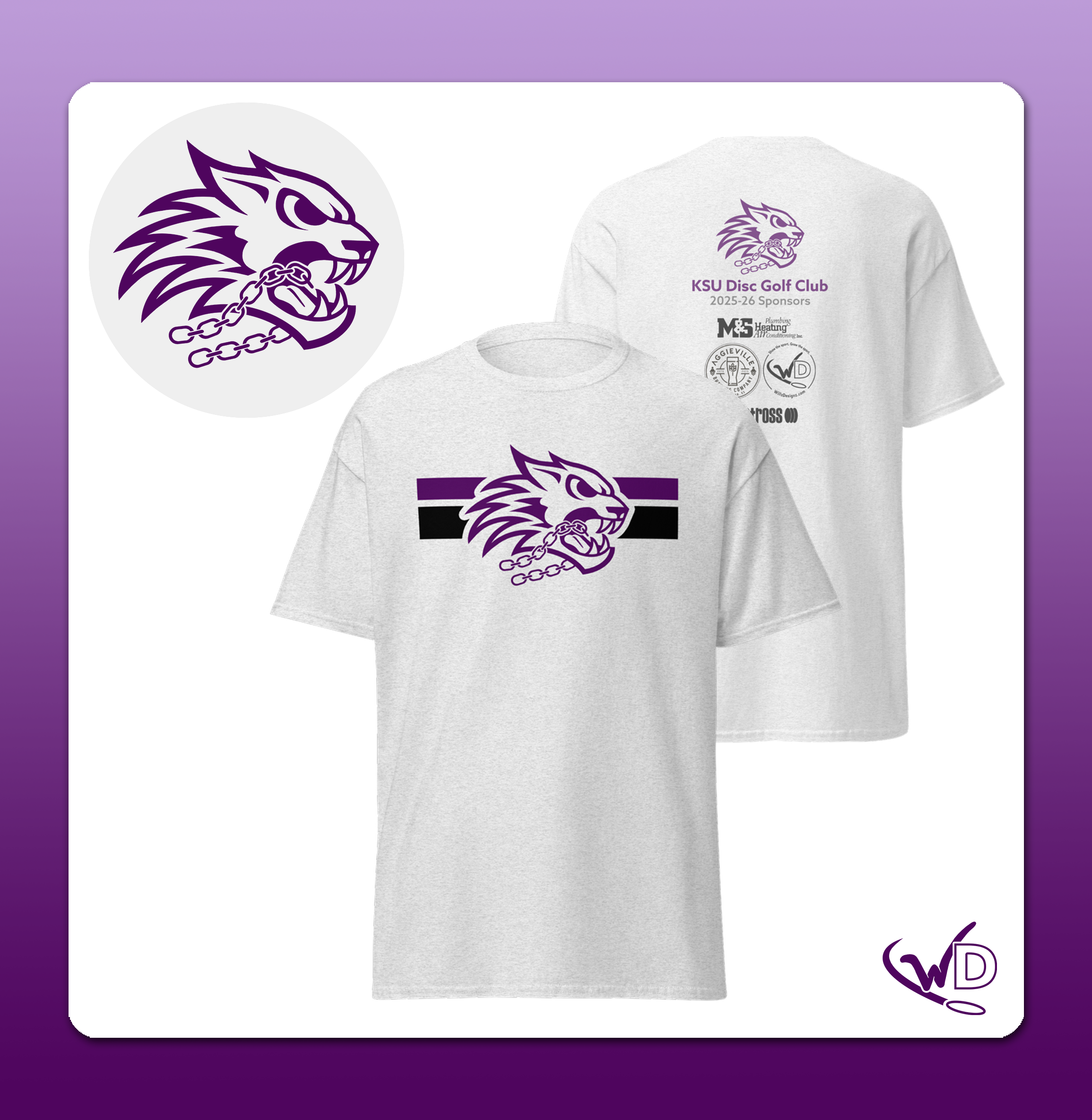 Kansas State Disc Golf Shirt