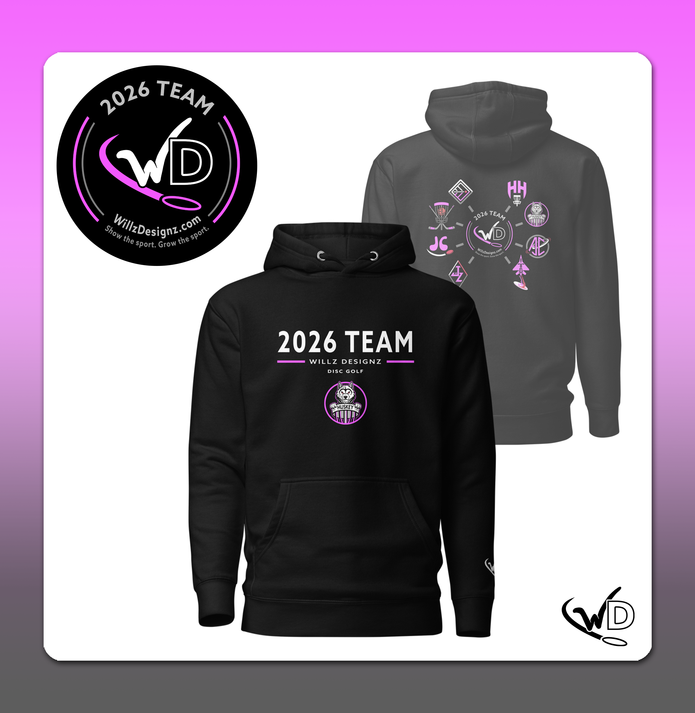 Skyler Huskey - 2026 Team Logos Hoodie