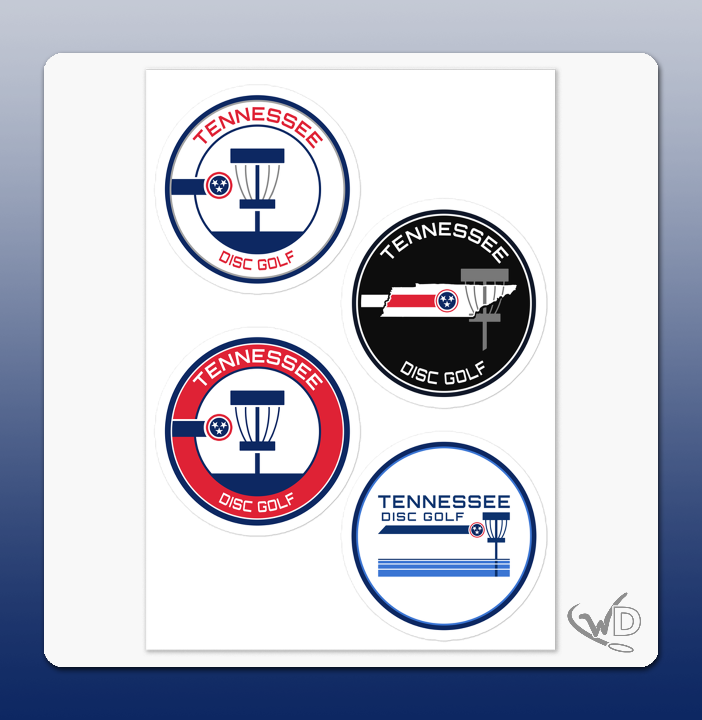Tennessee Disc Golf - Stickers