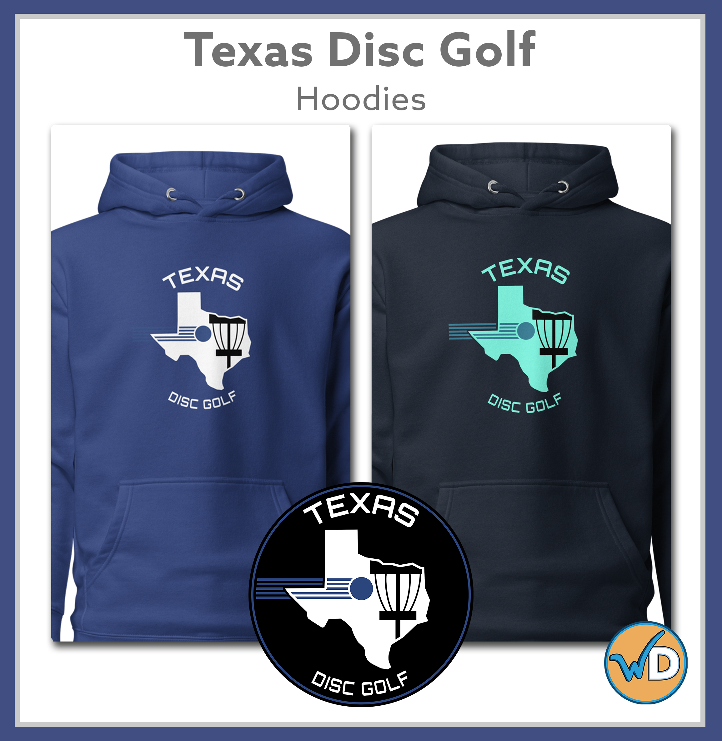 Texas Disc Golf Hoodies