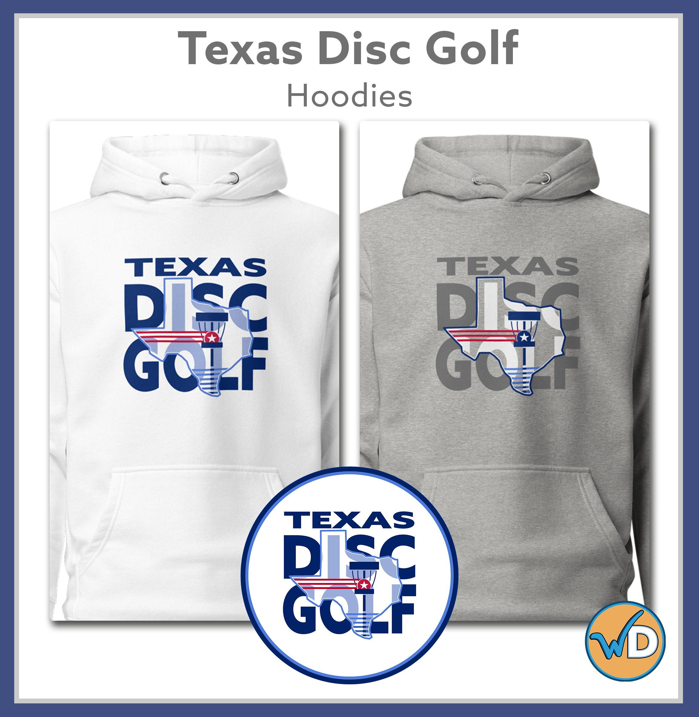 Texas Disc Golf Hoodies