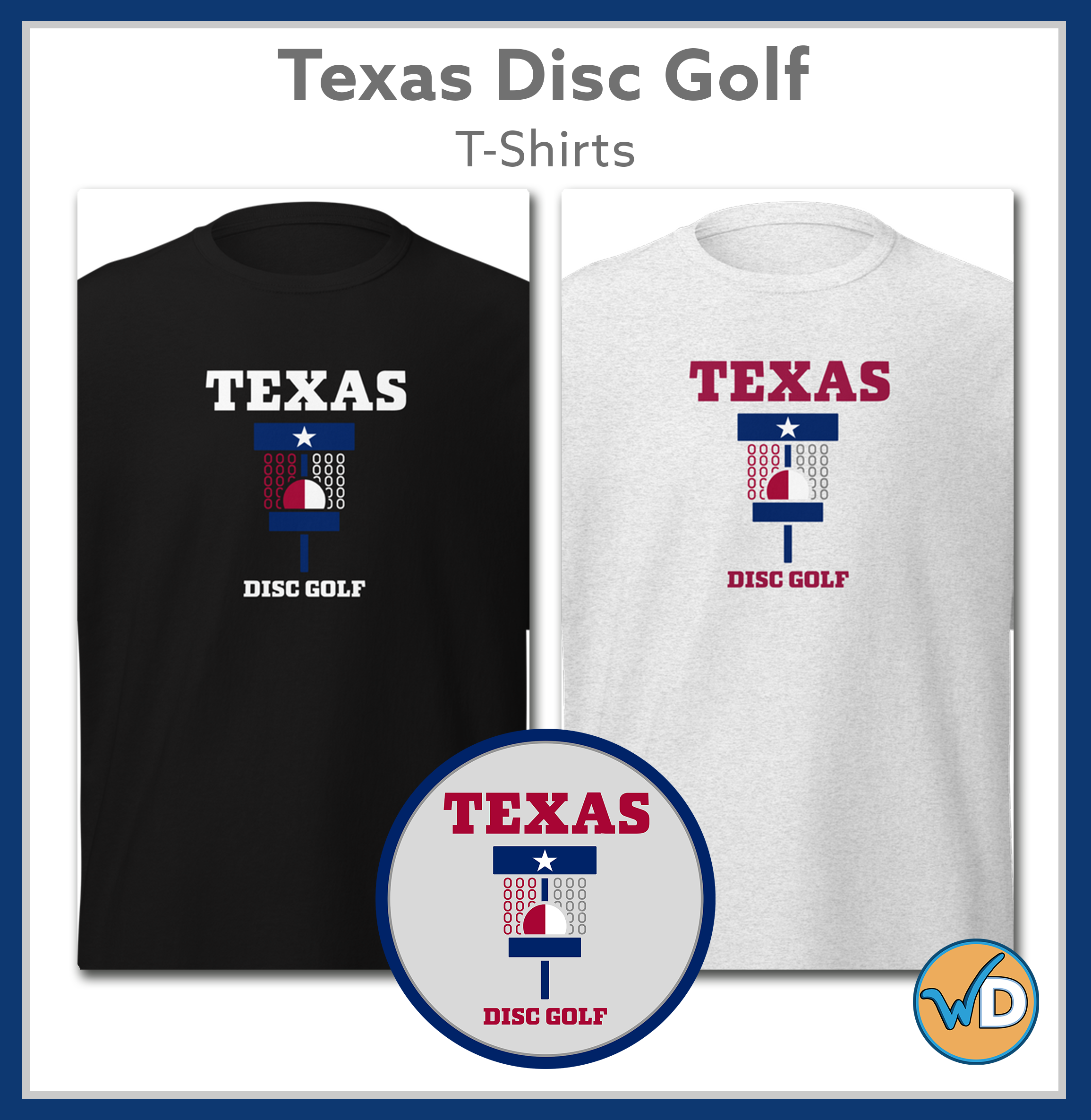 Texas Disc Golf Shirts
