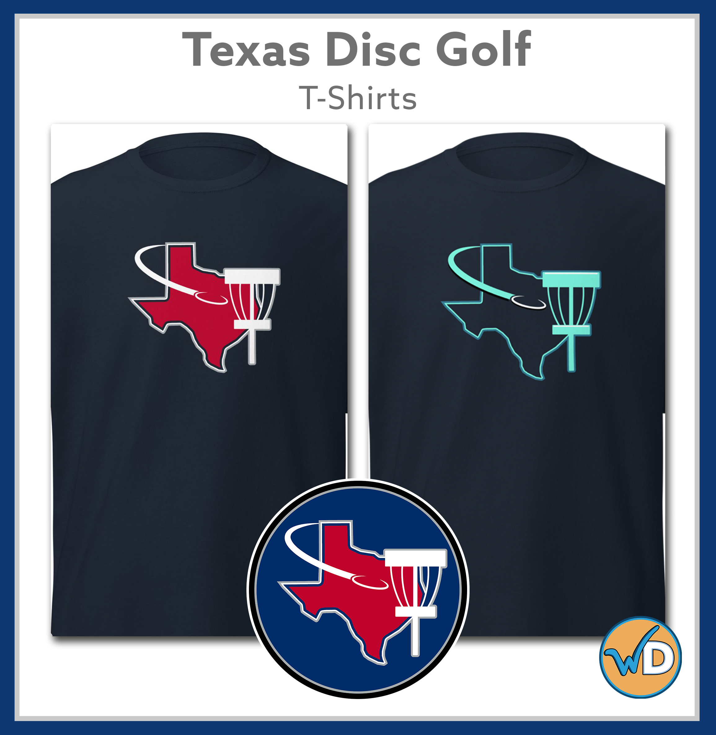 Texas Disc Golf Shirts