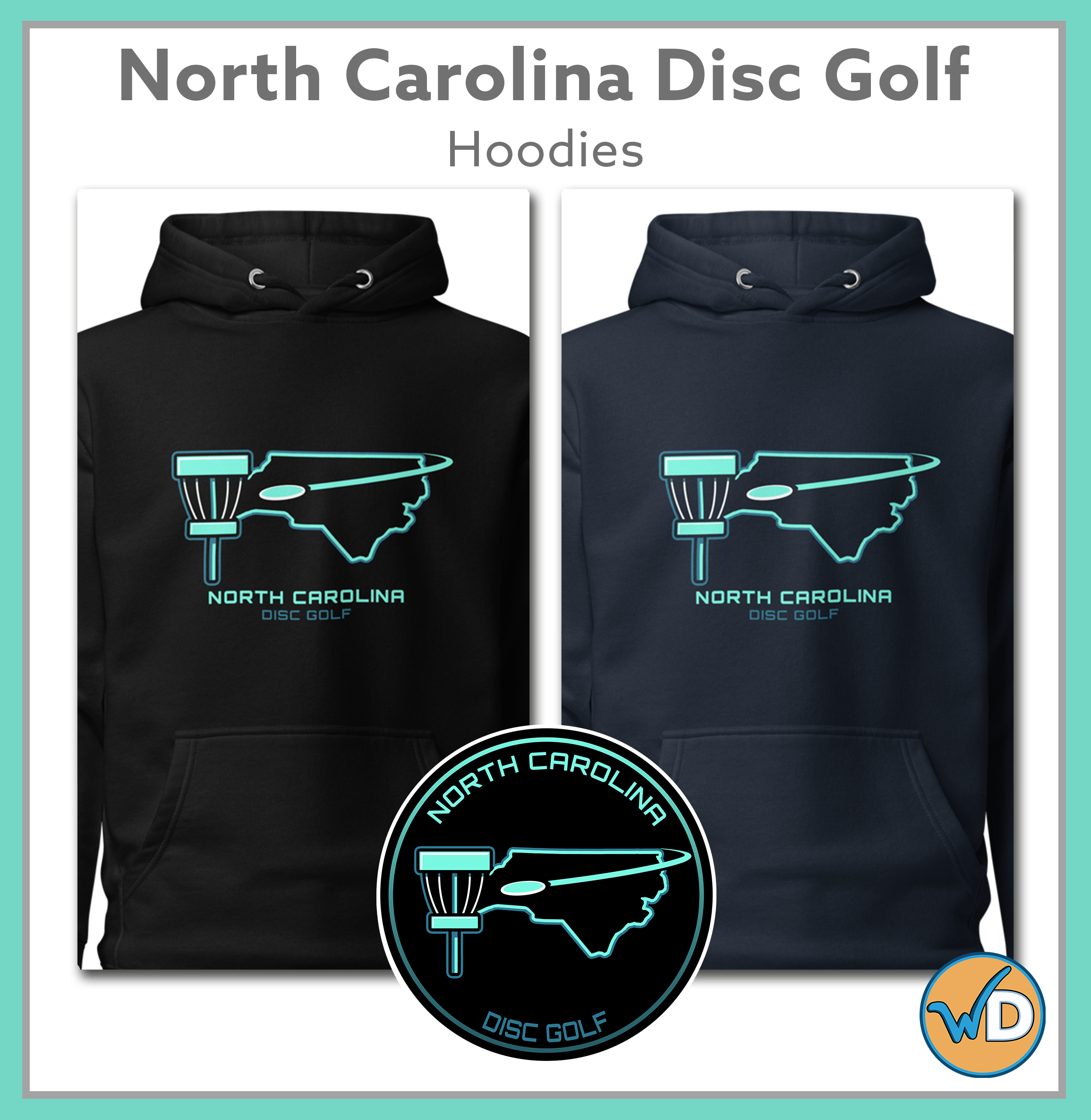North Carolina Disc Golf Hoodies