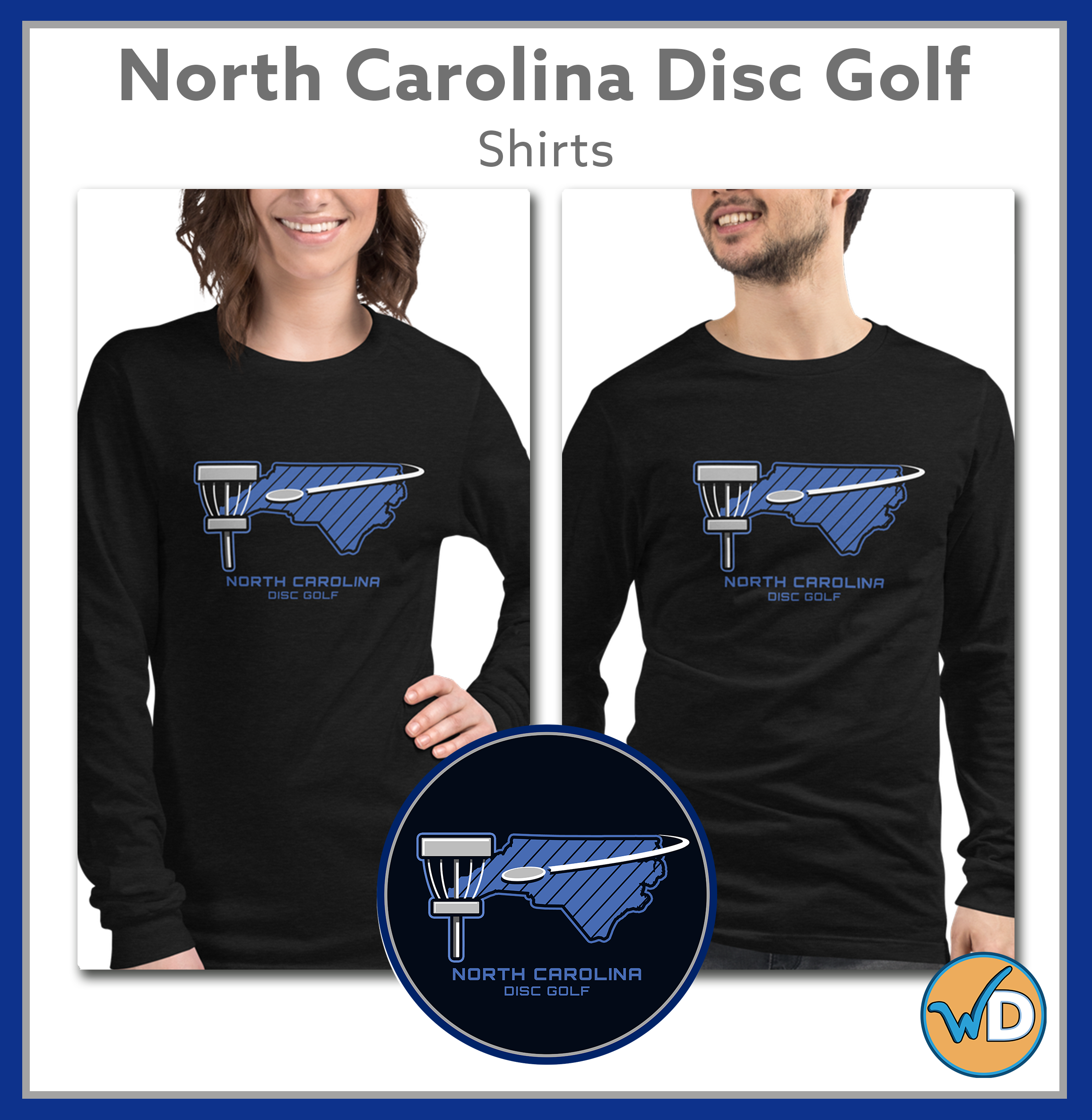 North Carolina Disc Golf Shirts