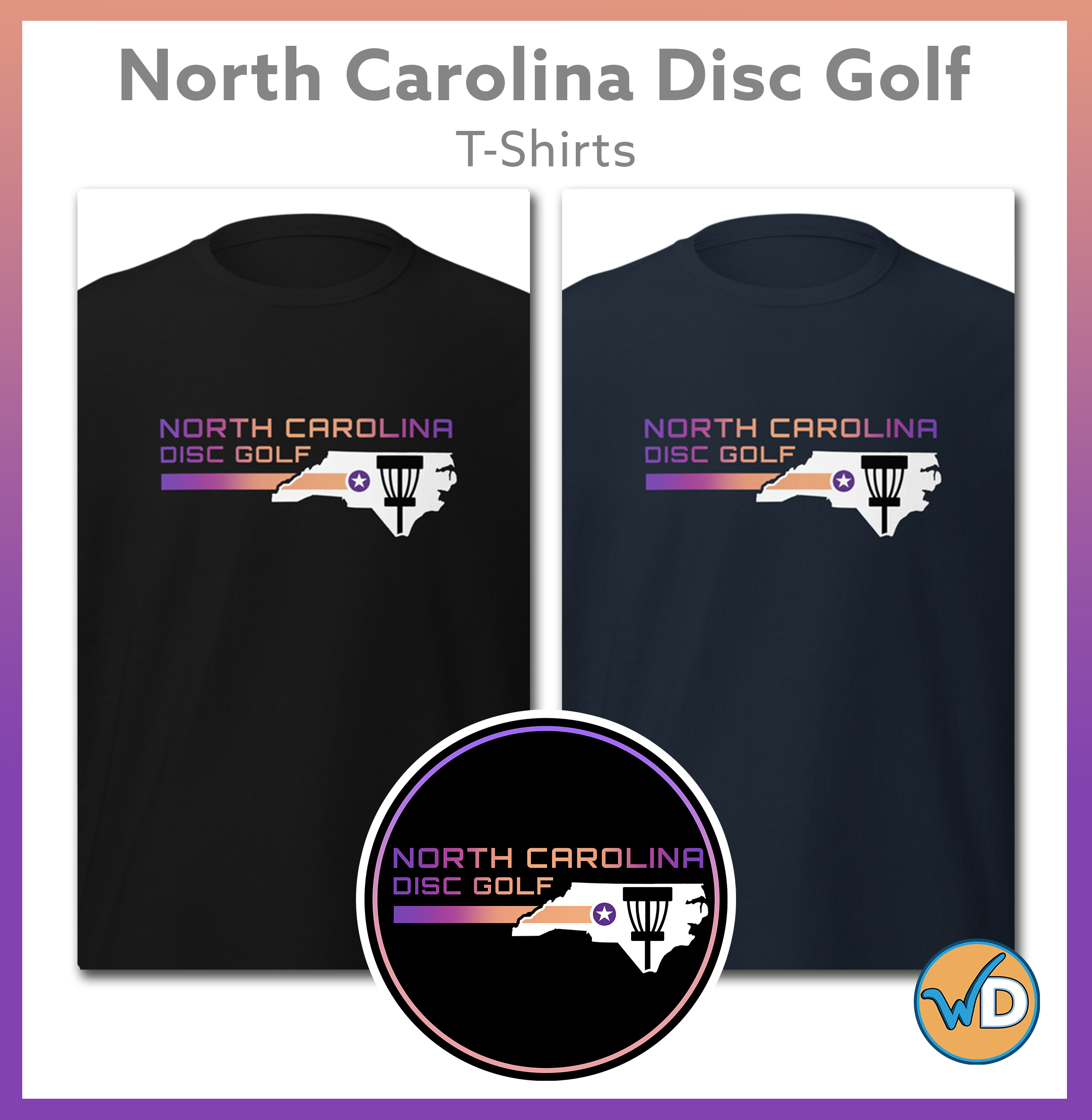 North Carolina Disc Golf Shirt