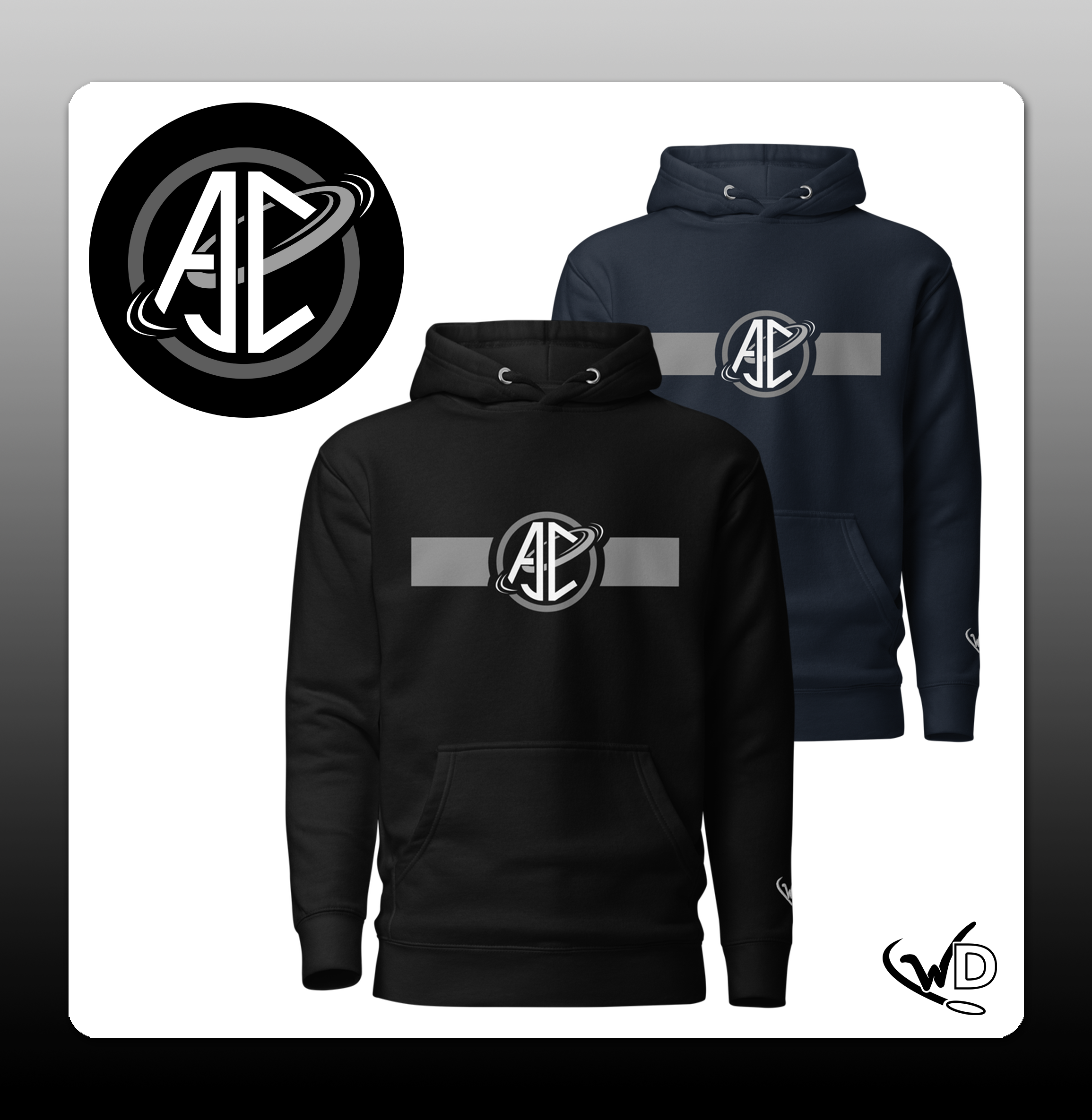 Aiden Courtnay - Gray Logo Hoodie