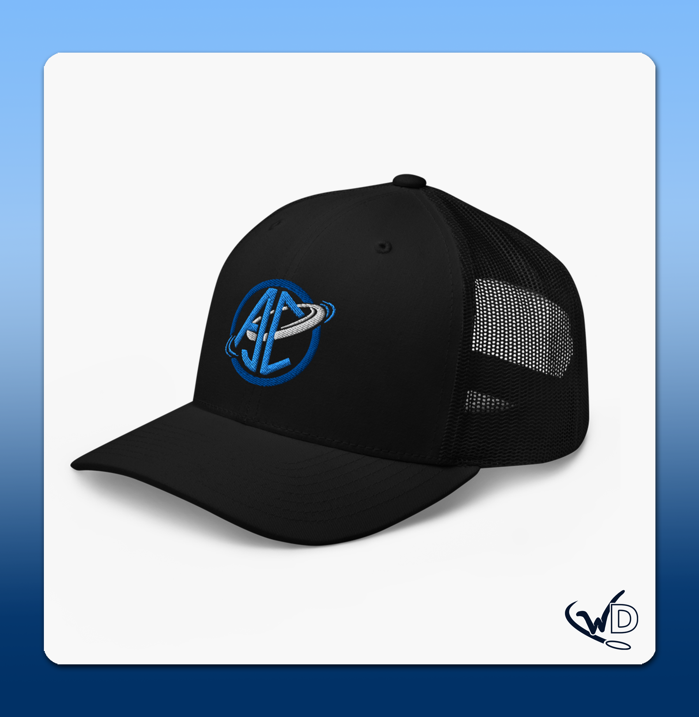 Website Disc Golf Shop Hat_Aidan Courtnay Black Side.png
