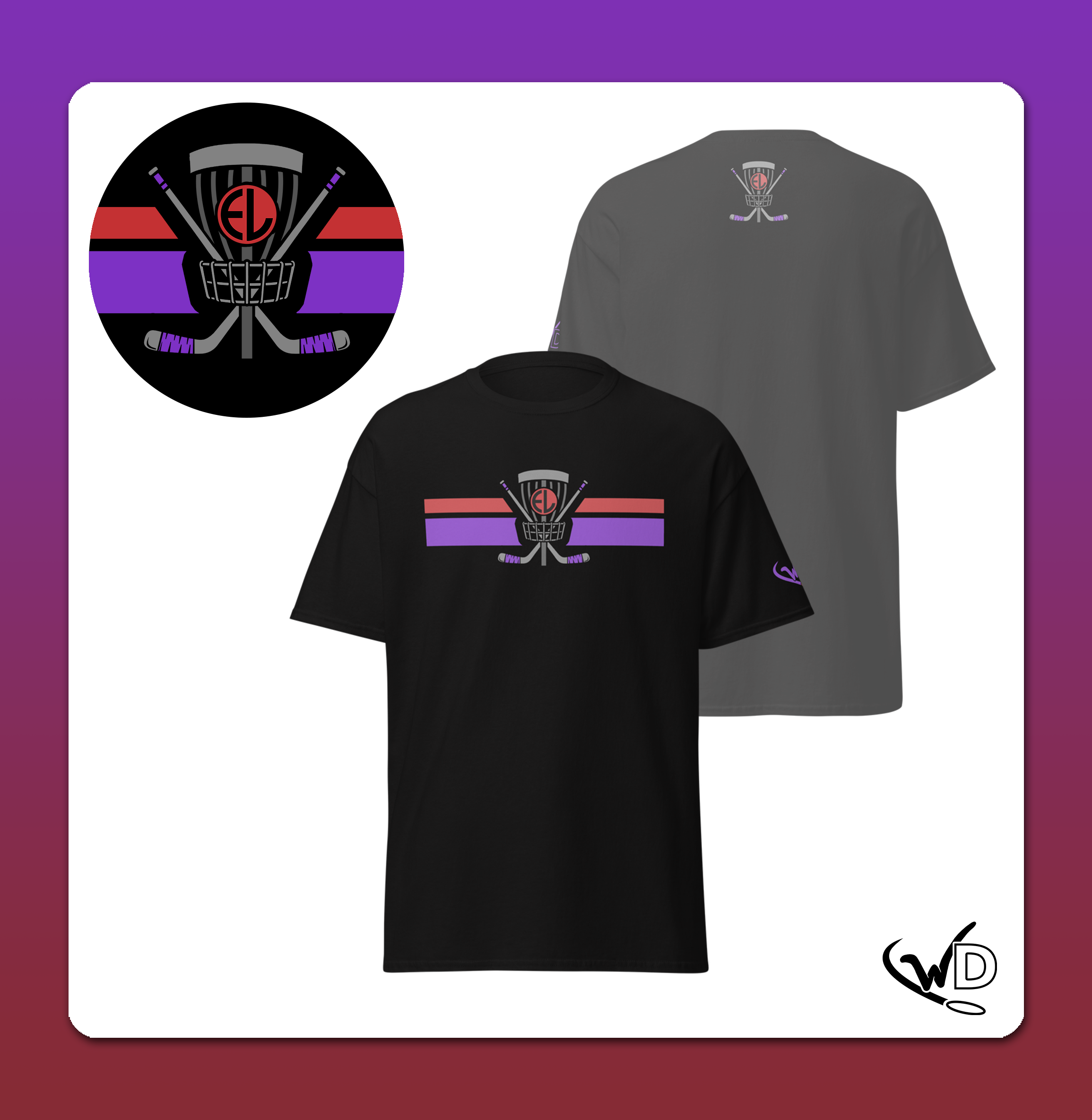 Ethan Leaman - Logo Bar Unisex Dark T-Shirt