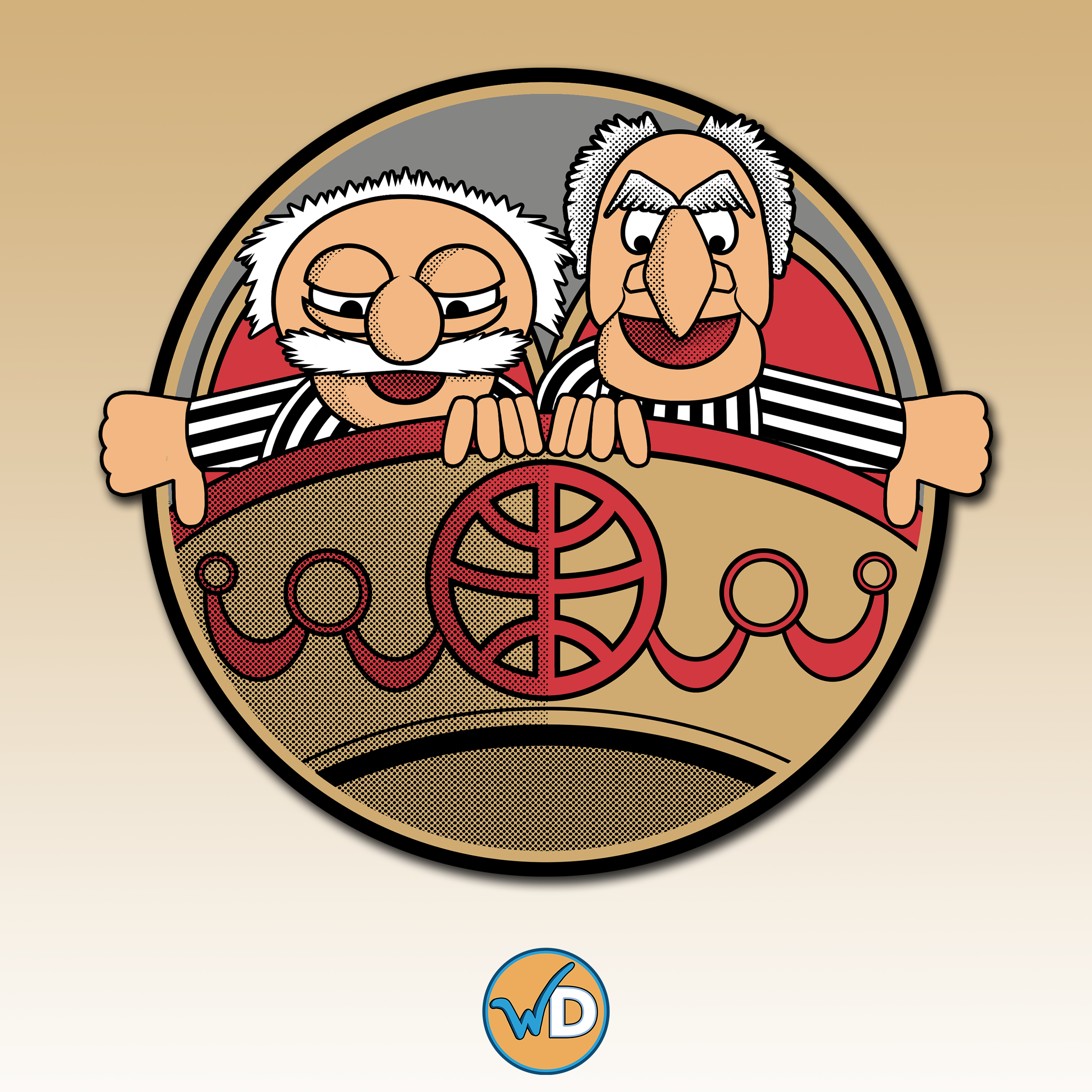 Muppets Basketball - Stadler & Waldorf