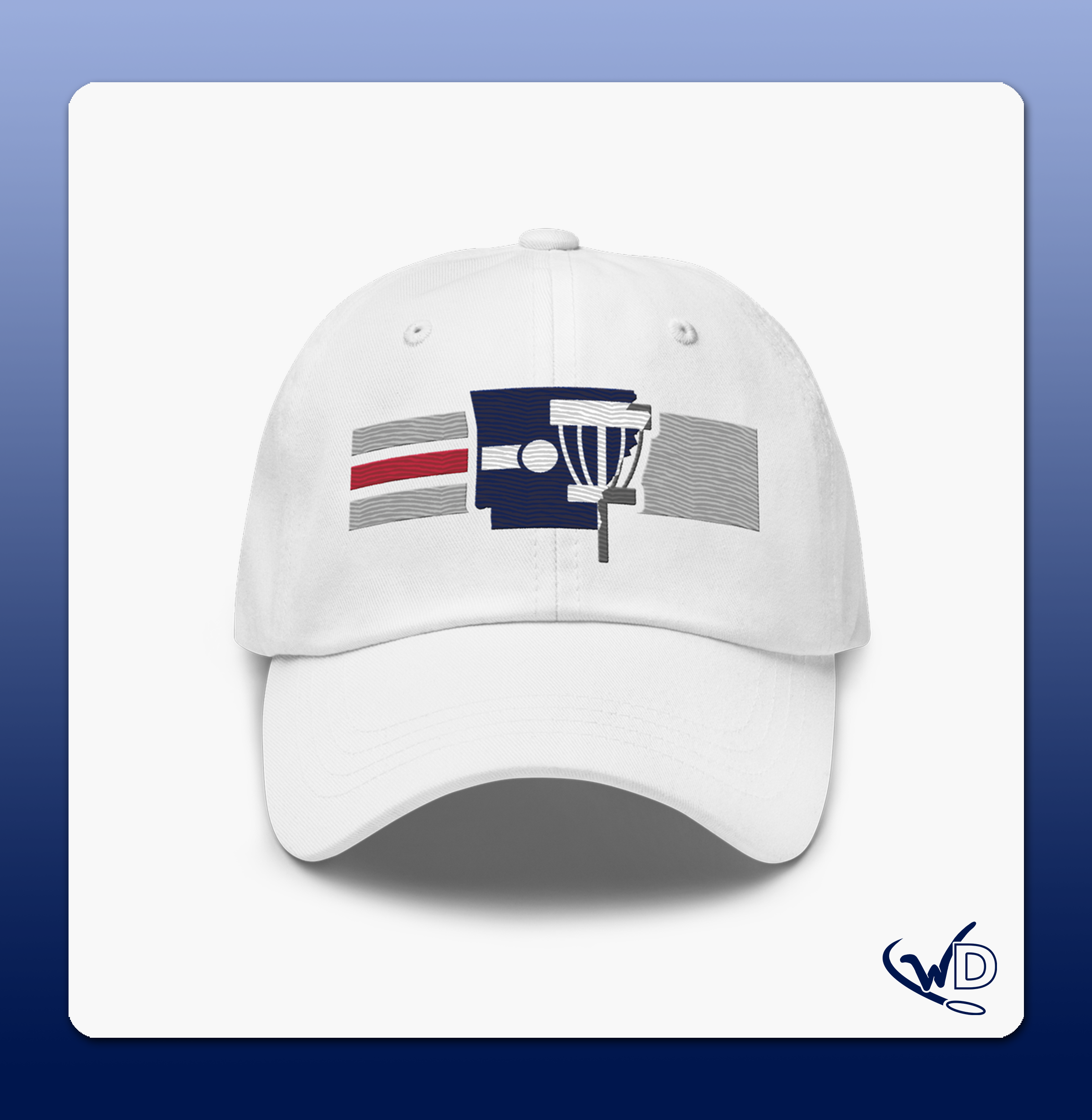 Arkansas Disc Golf Line - Embroidered Hat