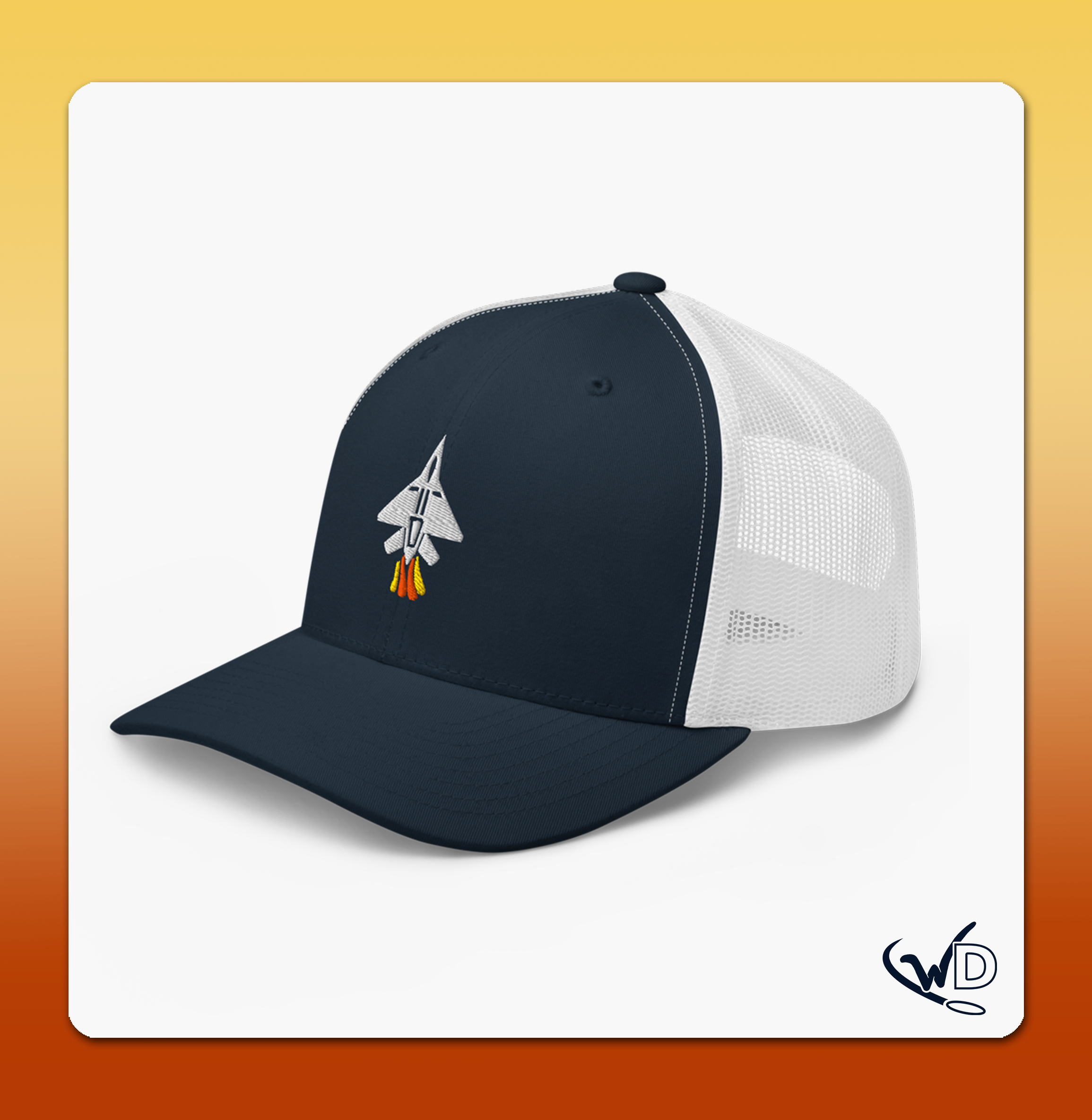 Website Disc Golf Shop Hat_Dorfner Navy White.png
