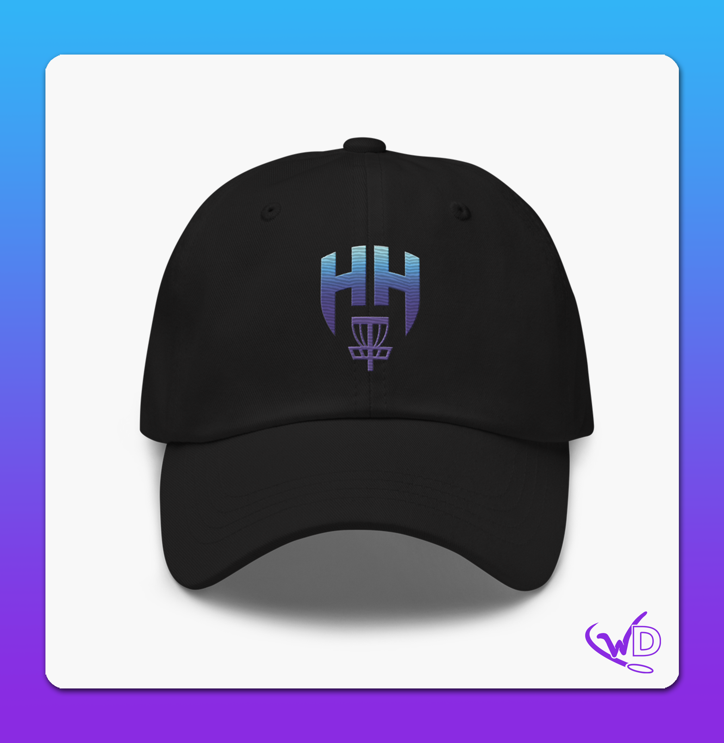 Harvey Hauge Disc Golf Dark Hat.png
