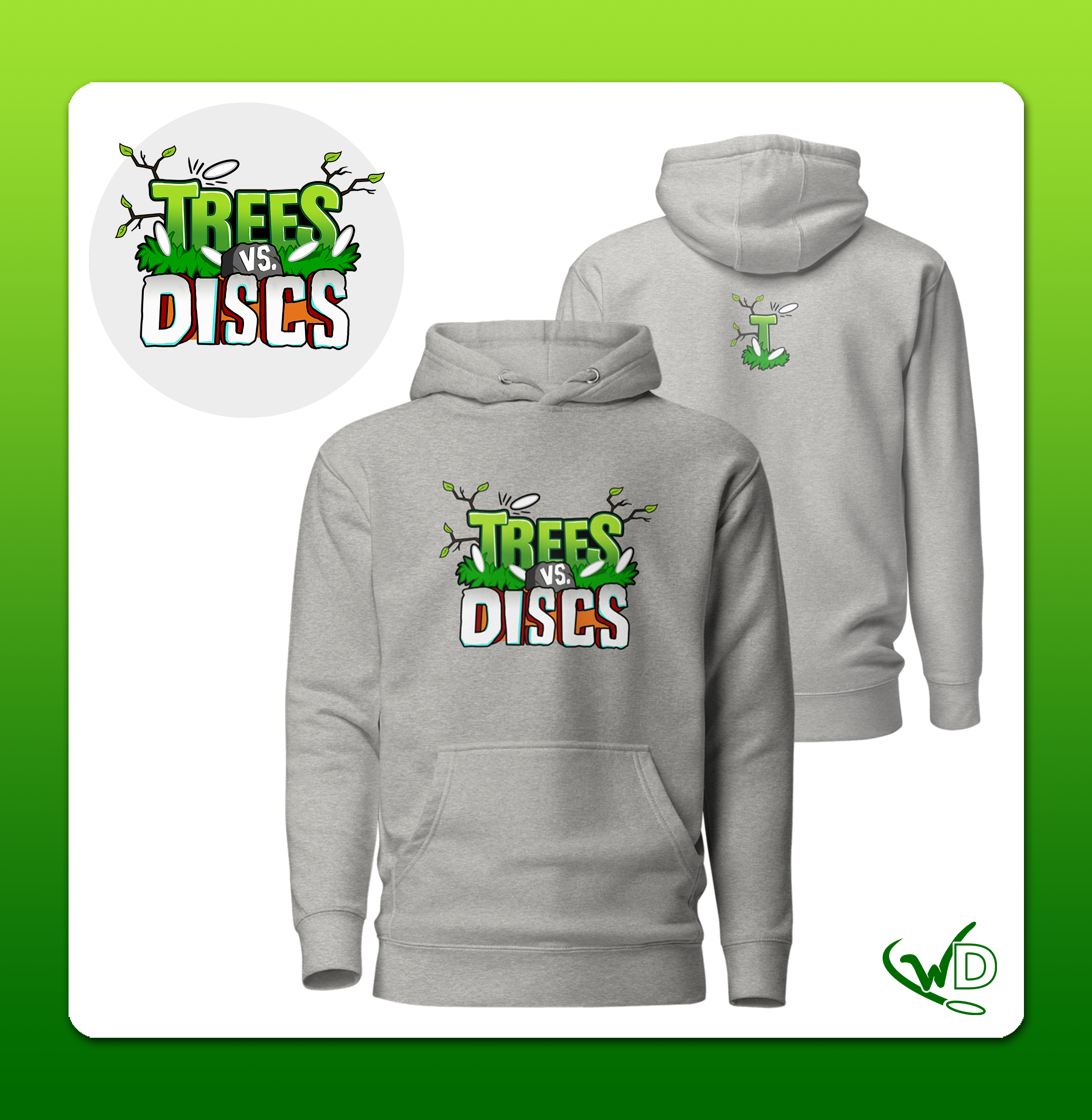 Trees vs Discs - Unisex Hoodie