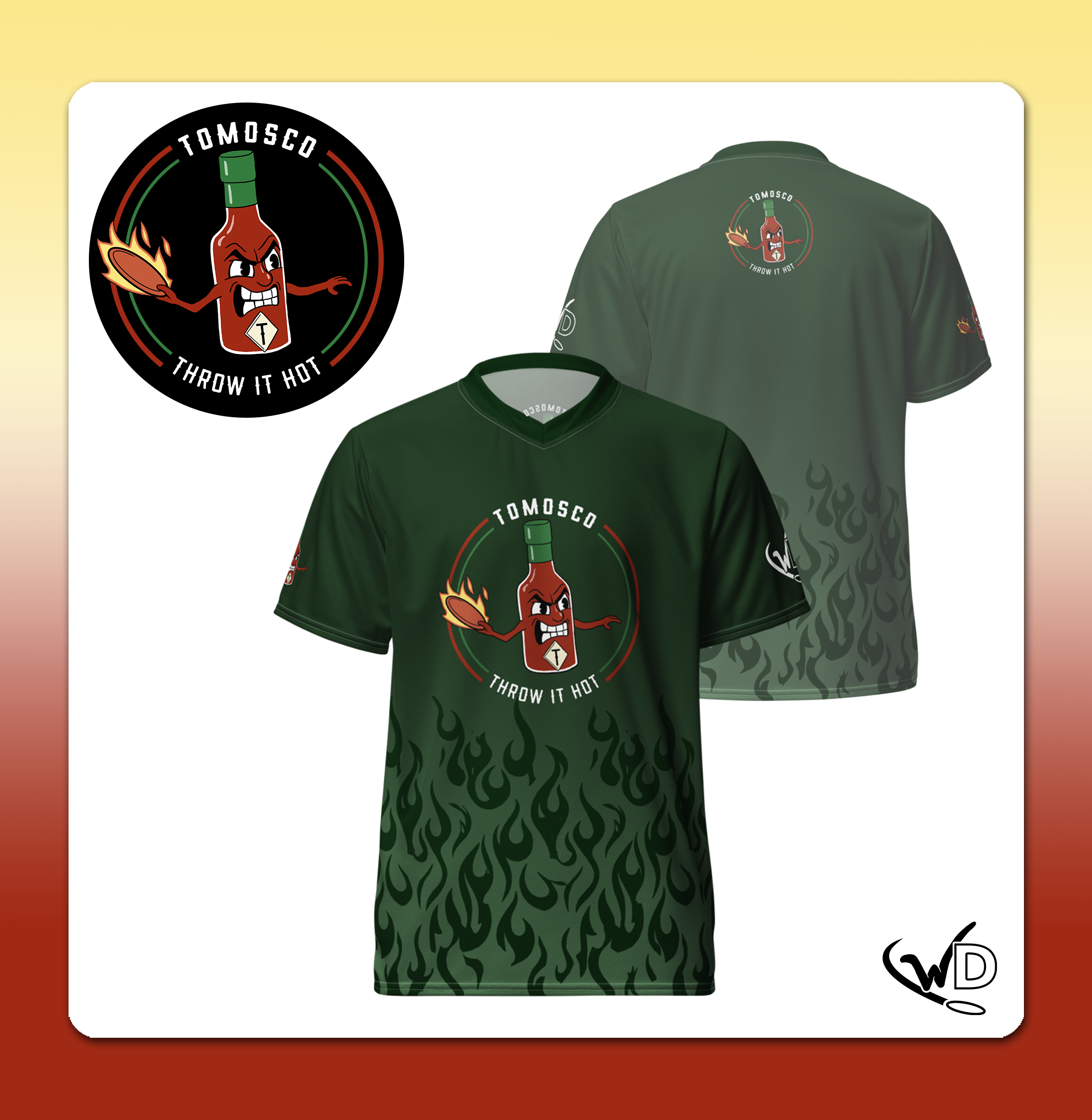 Website Disc Golf Shop Team Shirt_Tomosco Green.png