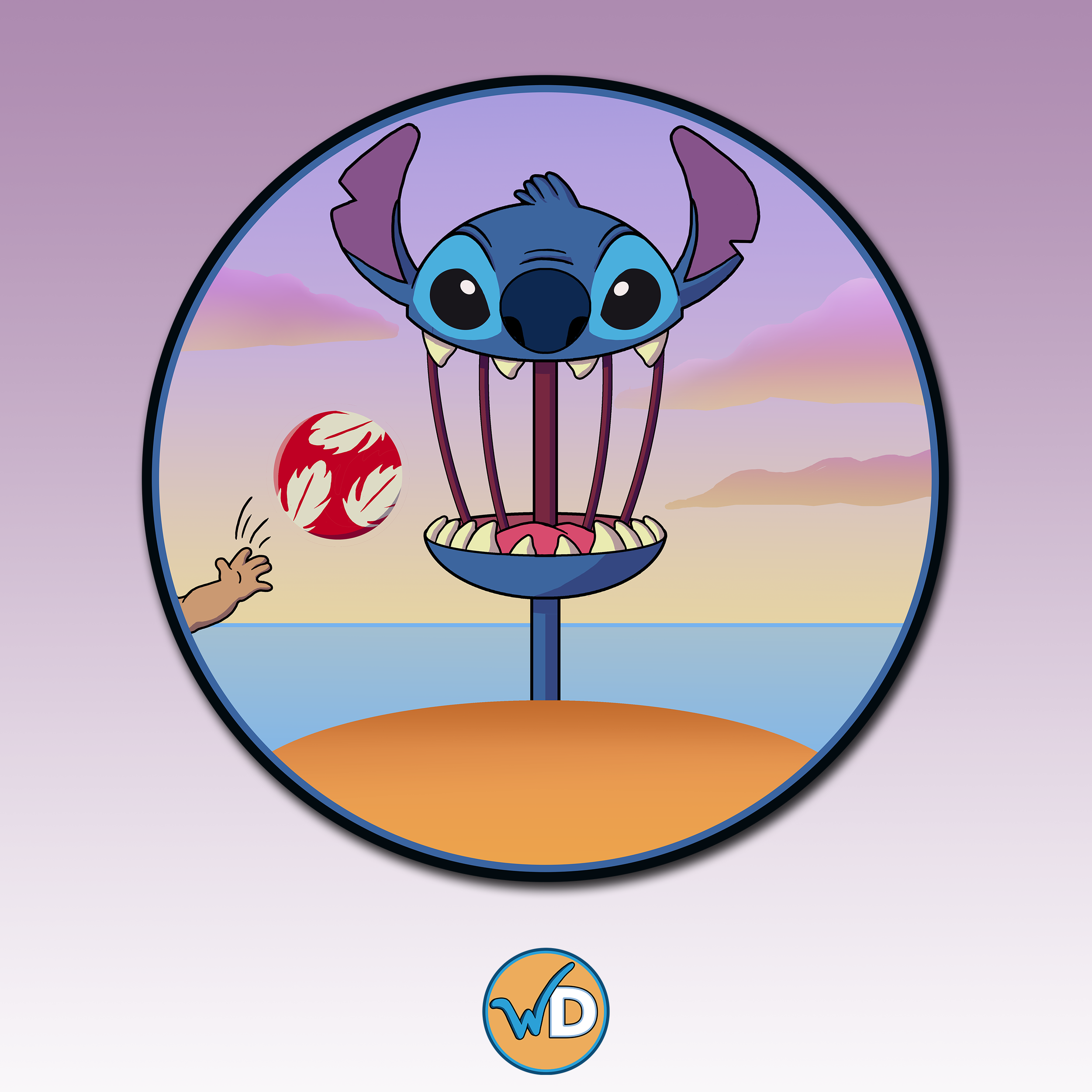 Disc Golf - Lilo & Stitch