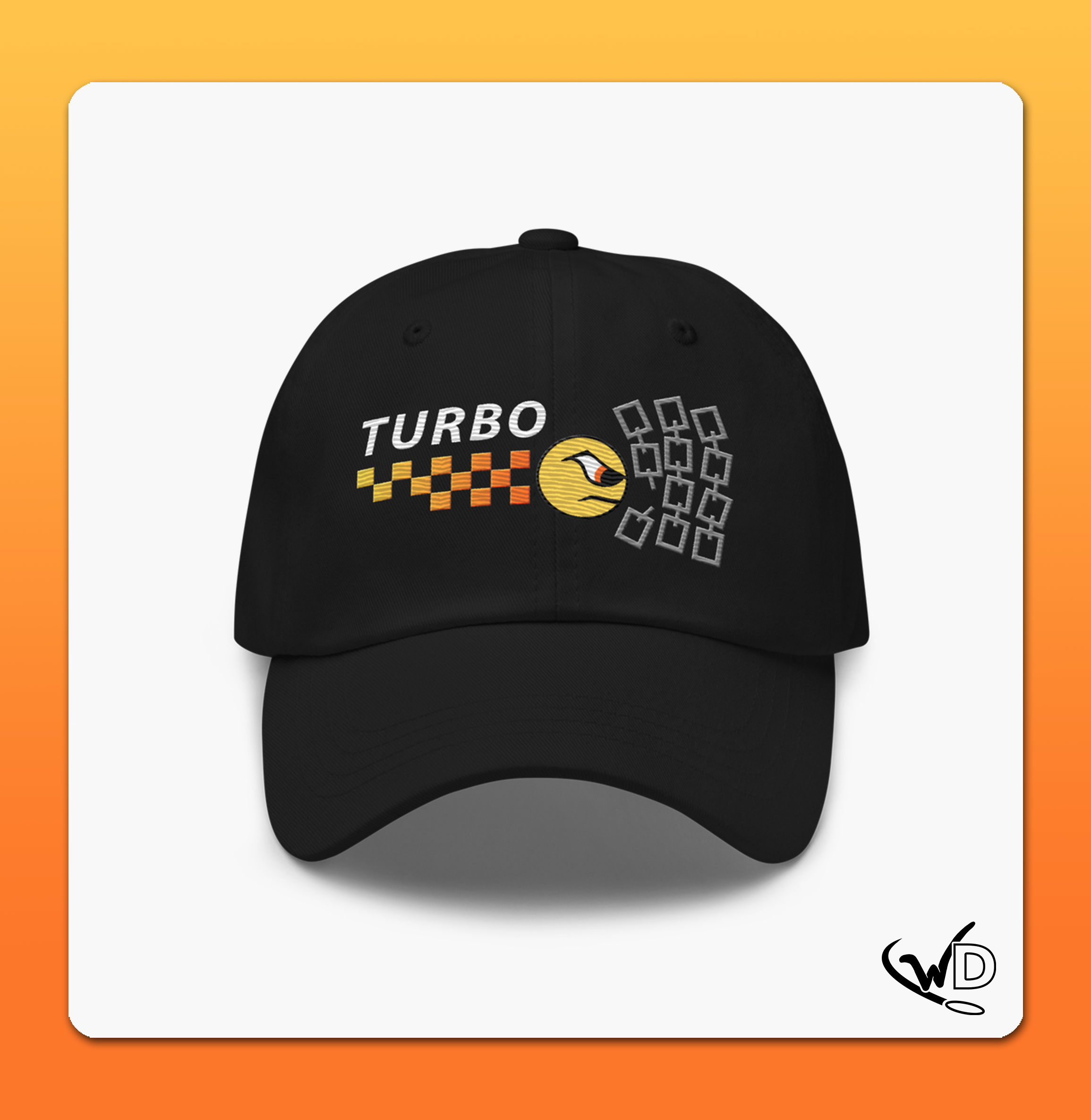 Disc Golf Turbo - Dark Embroidered Hat