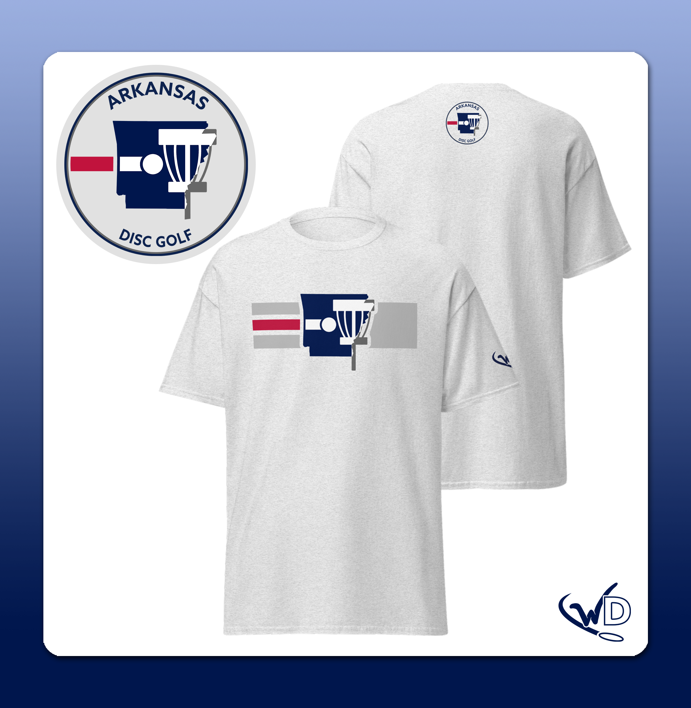 Arkansas Disc Golf Motion - Unisex T-Shirt