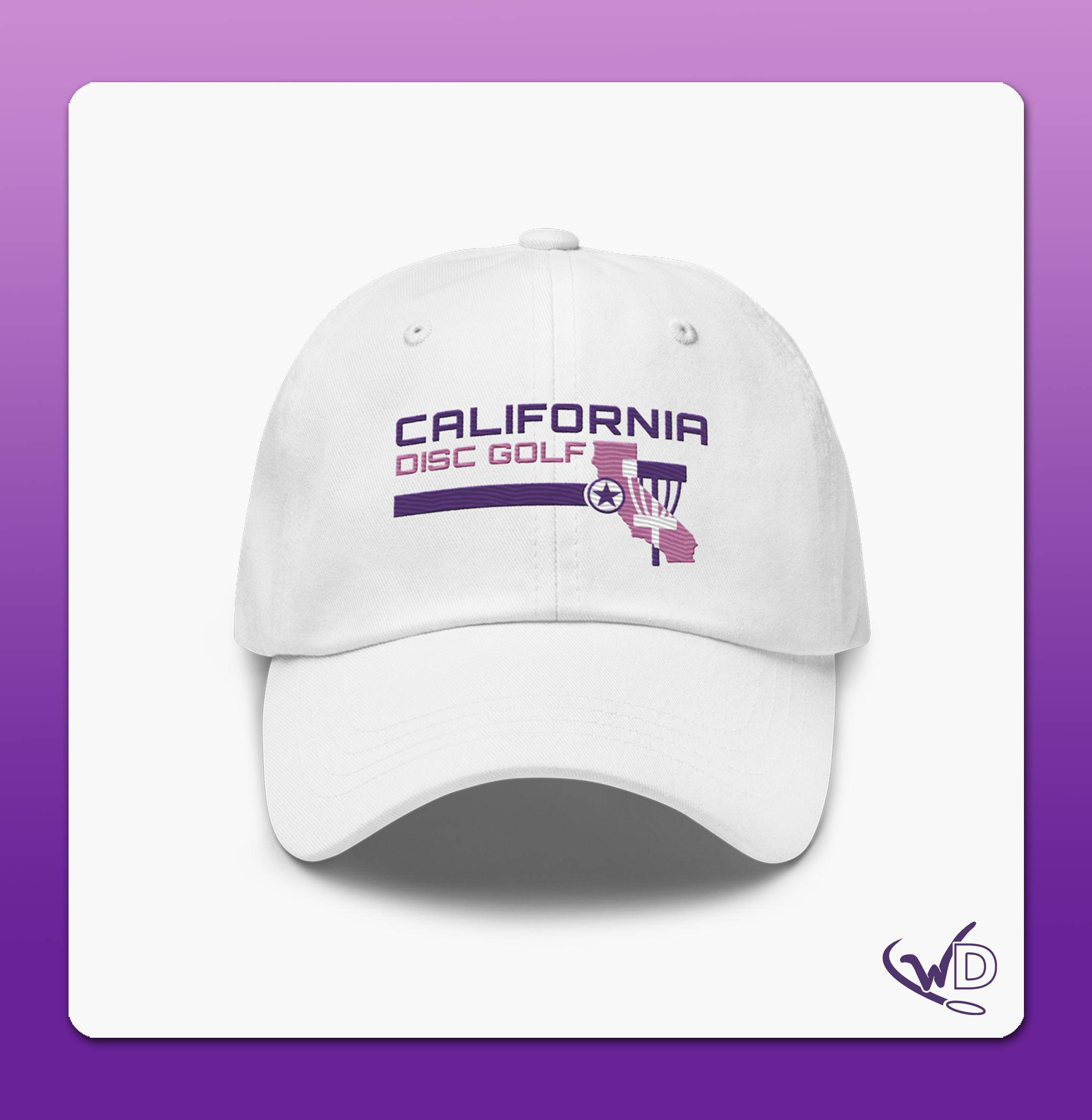 California Disc Lines Pink Hat.png