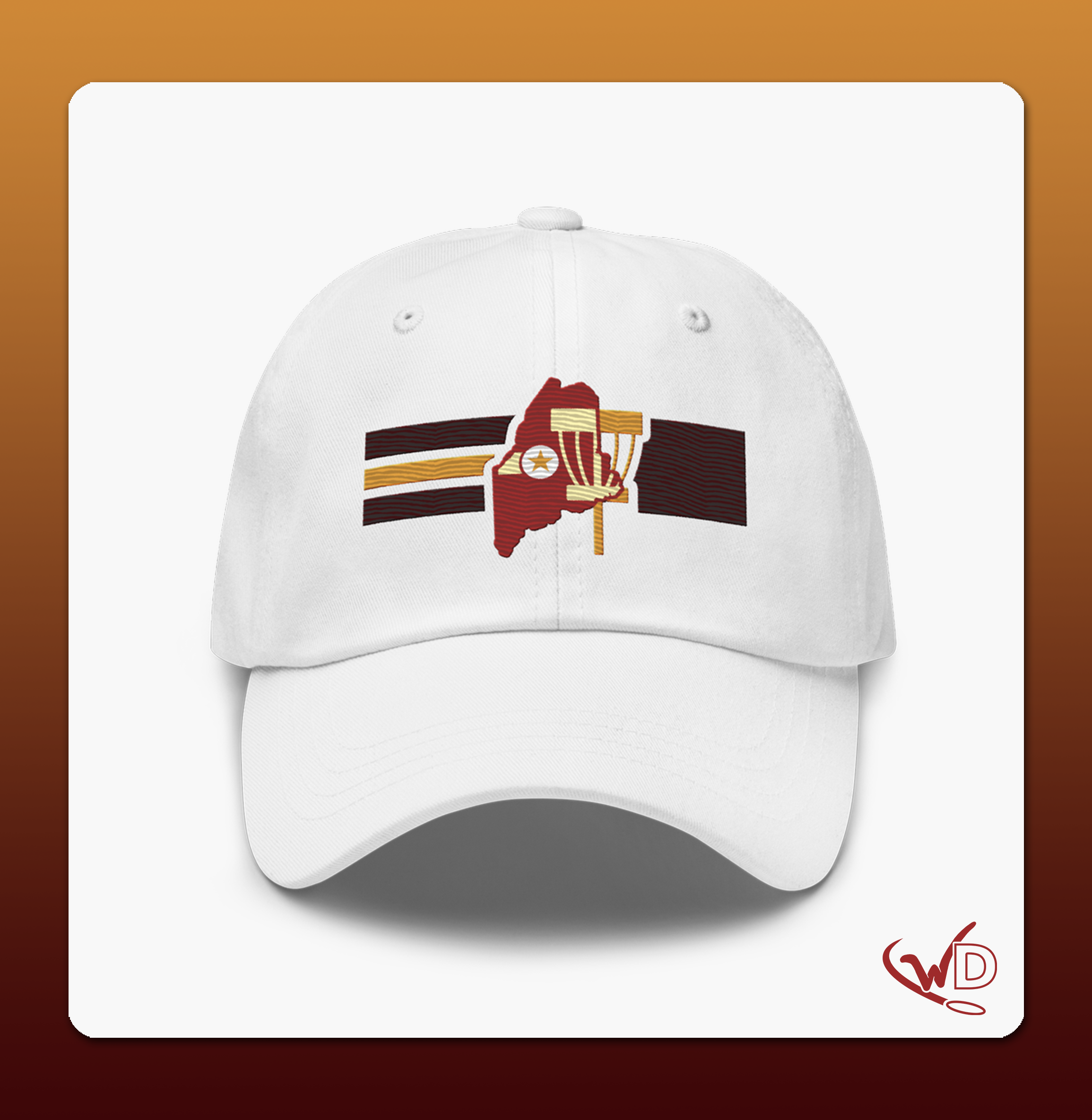 Maine Disc Golf Fall - Embroidered Hat
