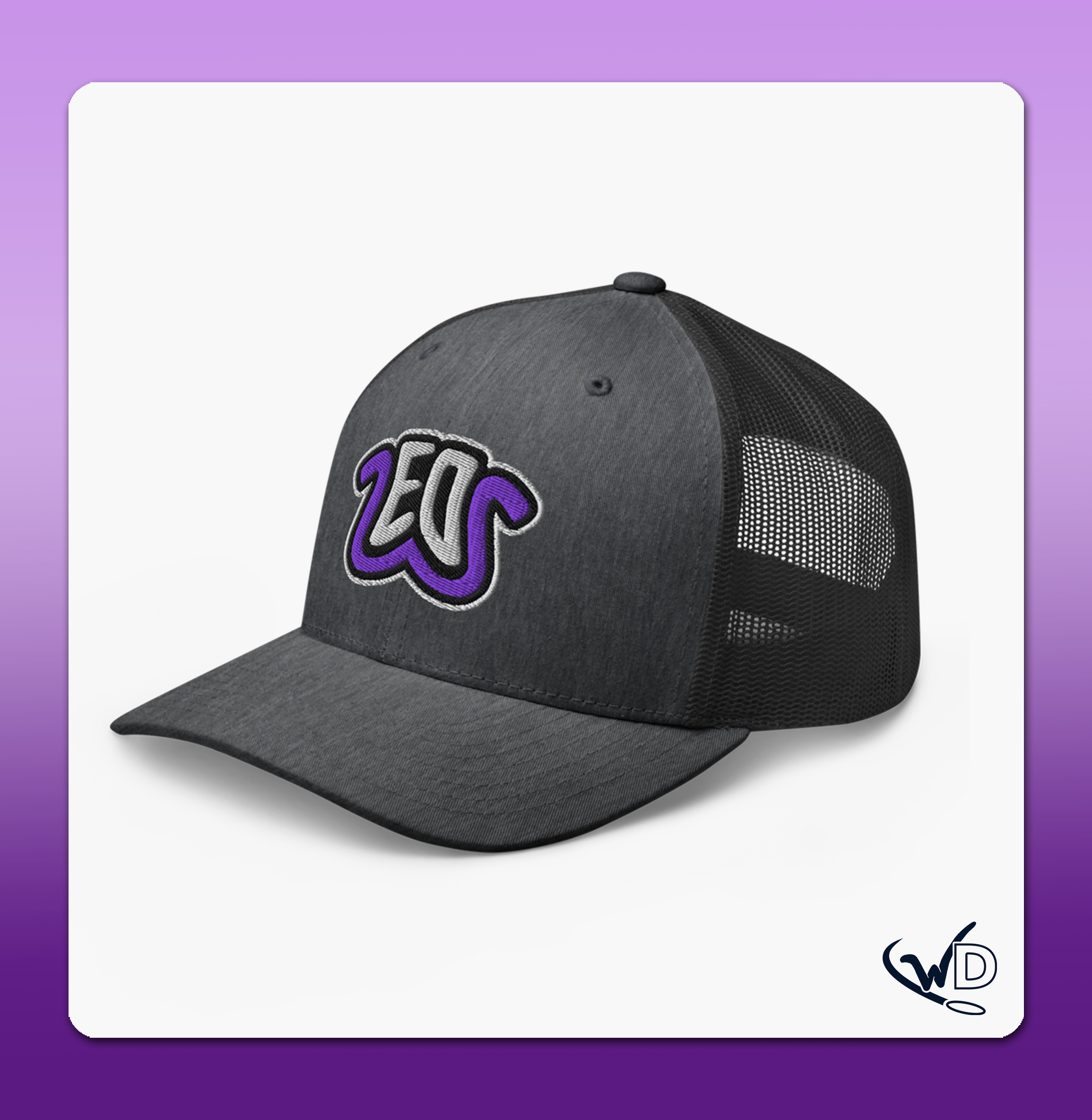 Website Disc Golf Shop Hat_Wyatt Charcoal Gray.png