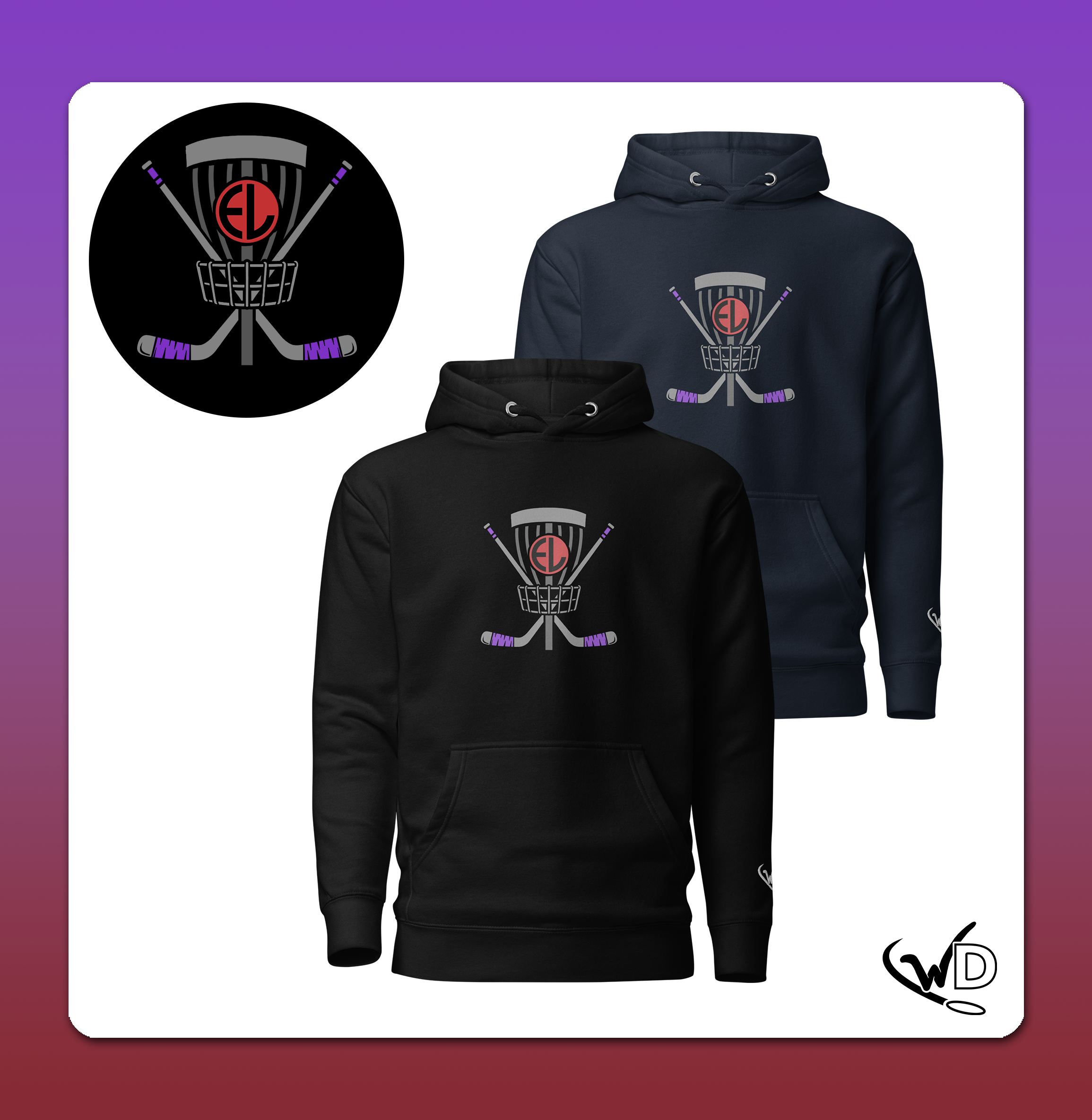 Ethan Leaman - Dark Logo Hoodie