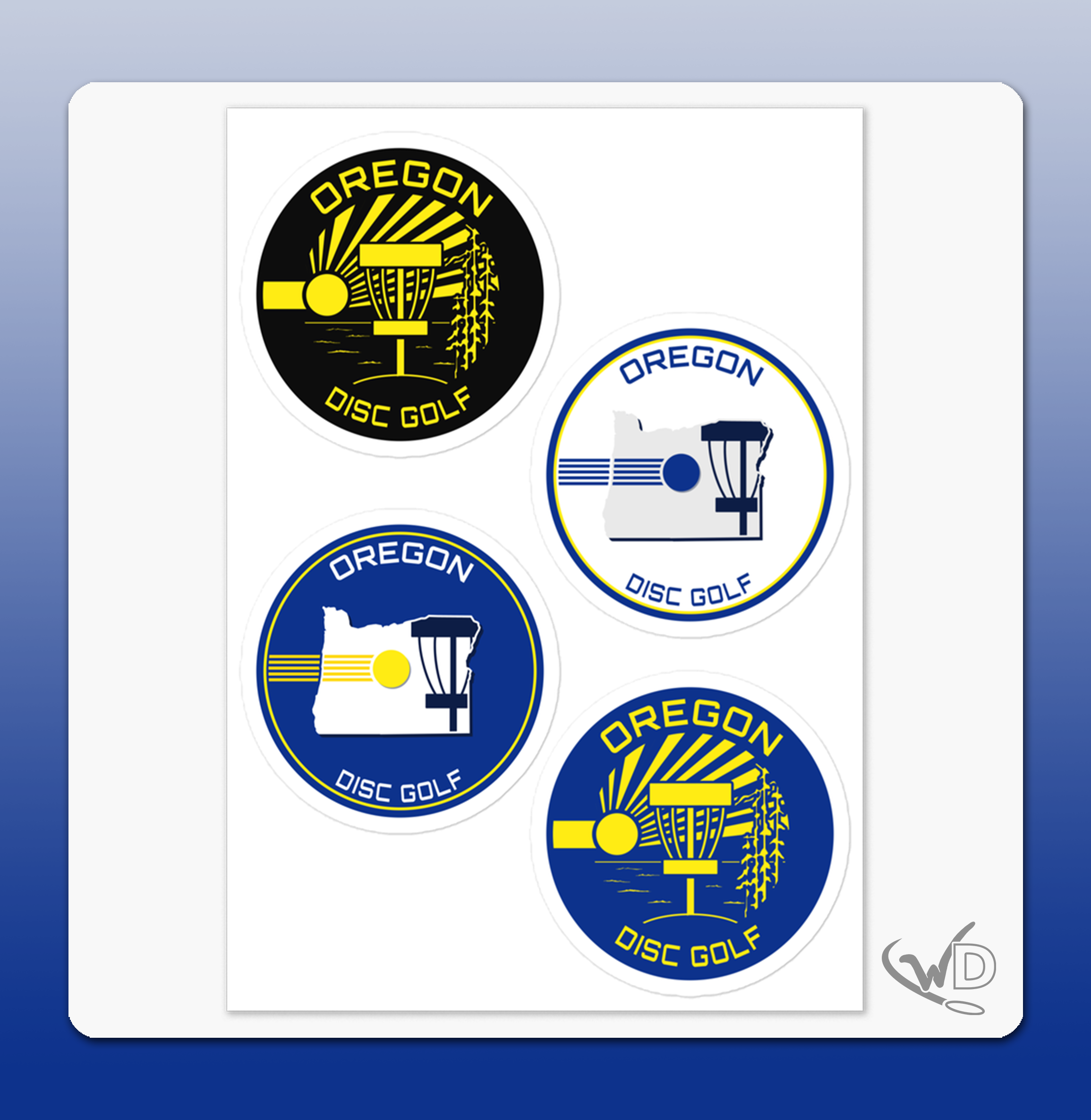 Oregon Disc Golf - Stickers