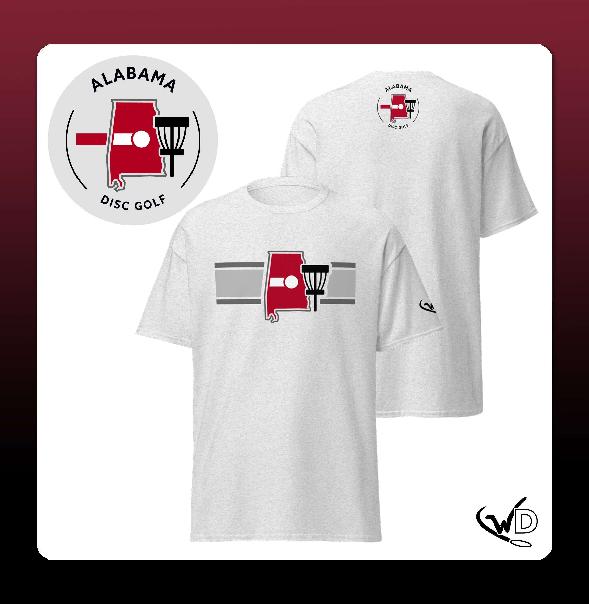 Alabama Disc Golf Motion - Unisex T-Shirt