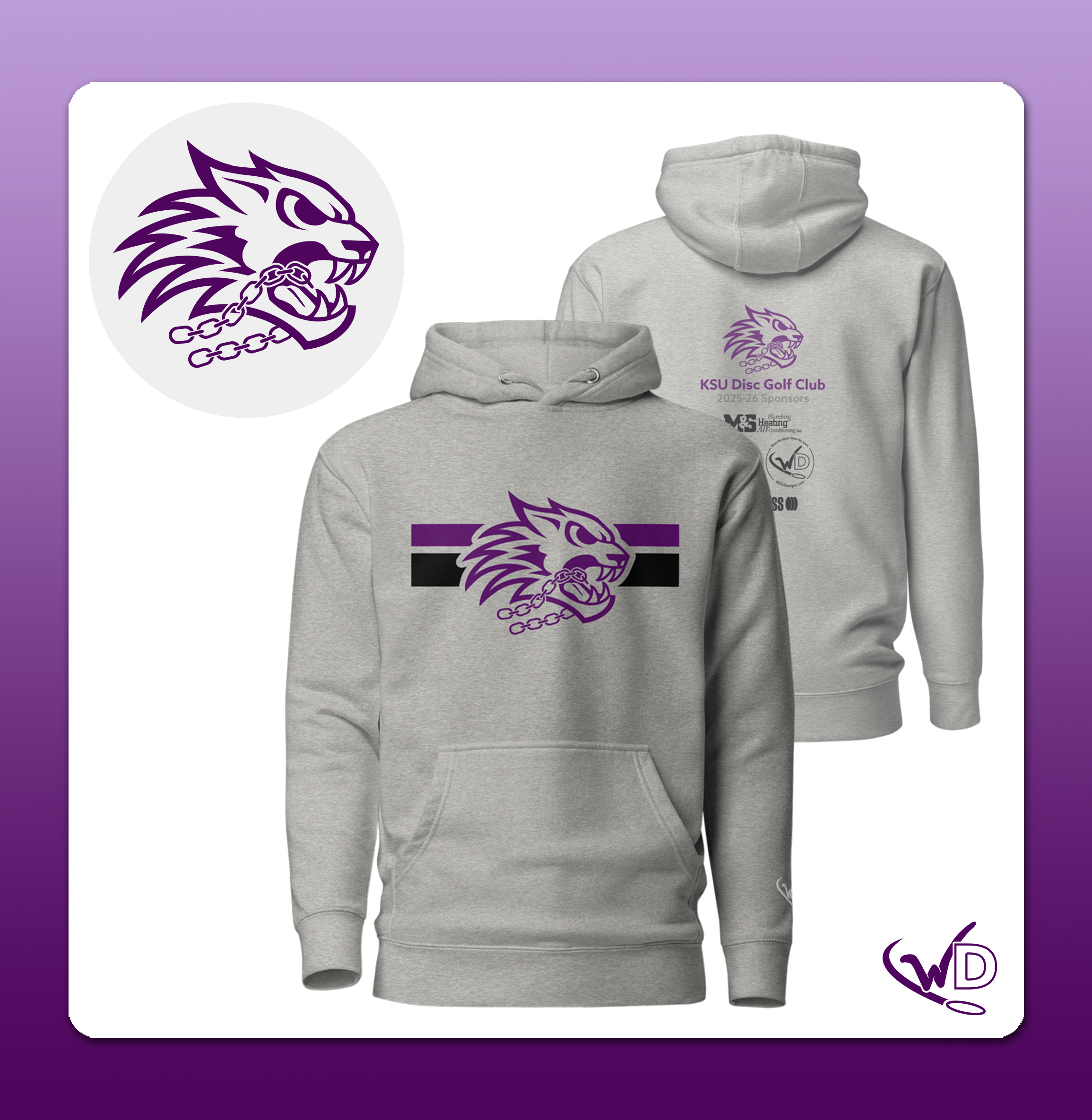 Kansas State Disc Golf Hoodie